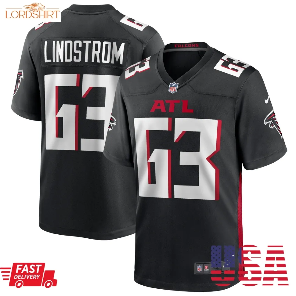 Chris Lindstrom Atlanta Falcons  Team Game Jersey    Black