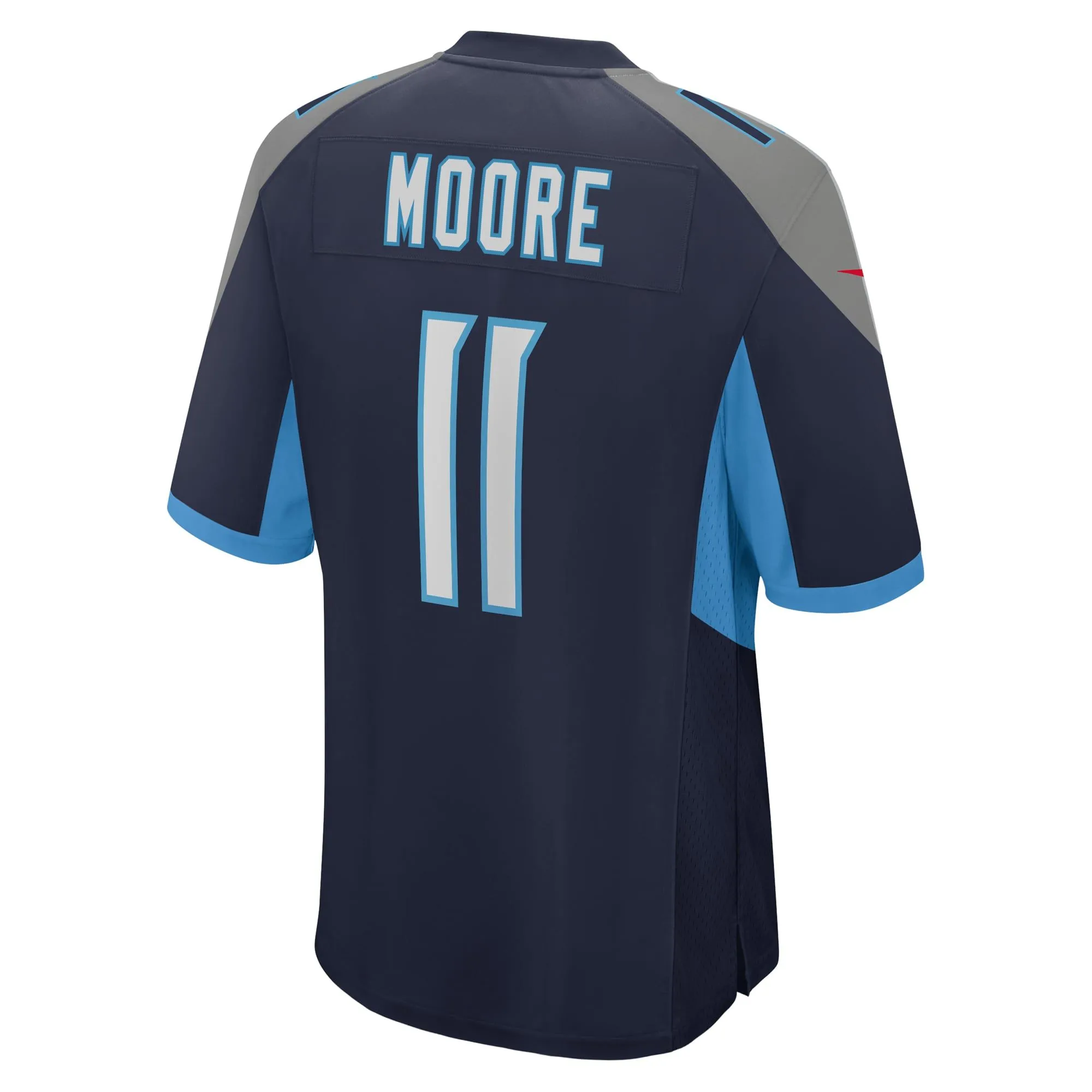 Chris Moore Tennessee Titans   Game Jersey -  Navy