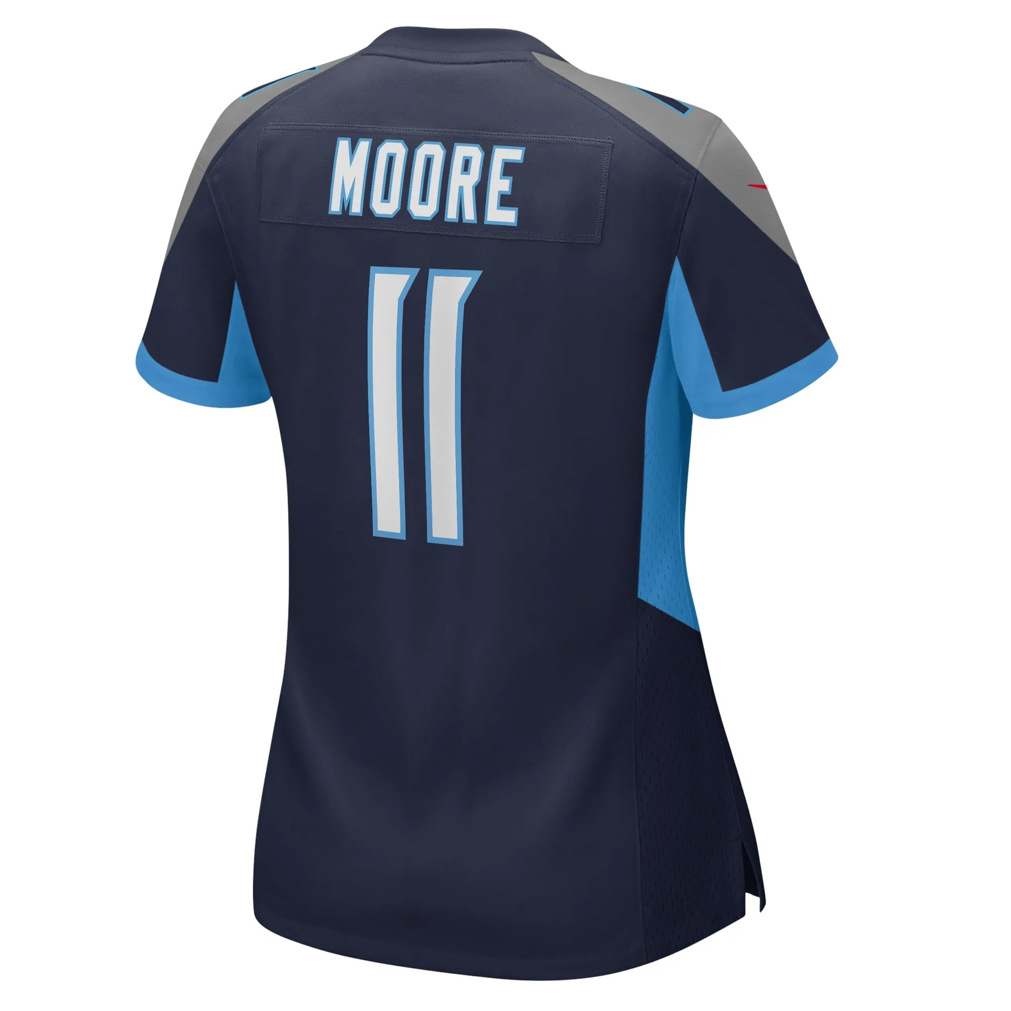 Chris Moore Tennessee Titans  Women's  Game Jersey -  Navy