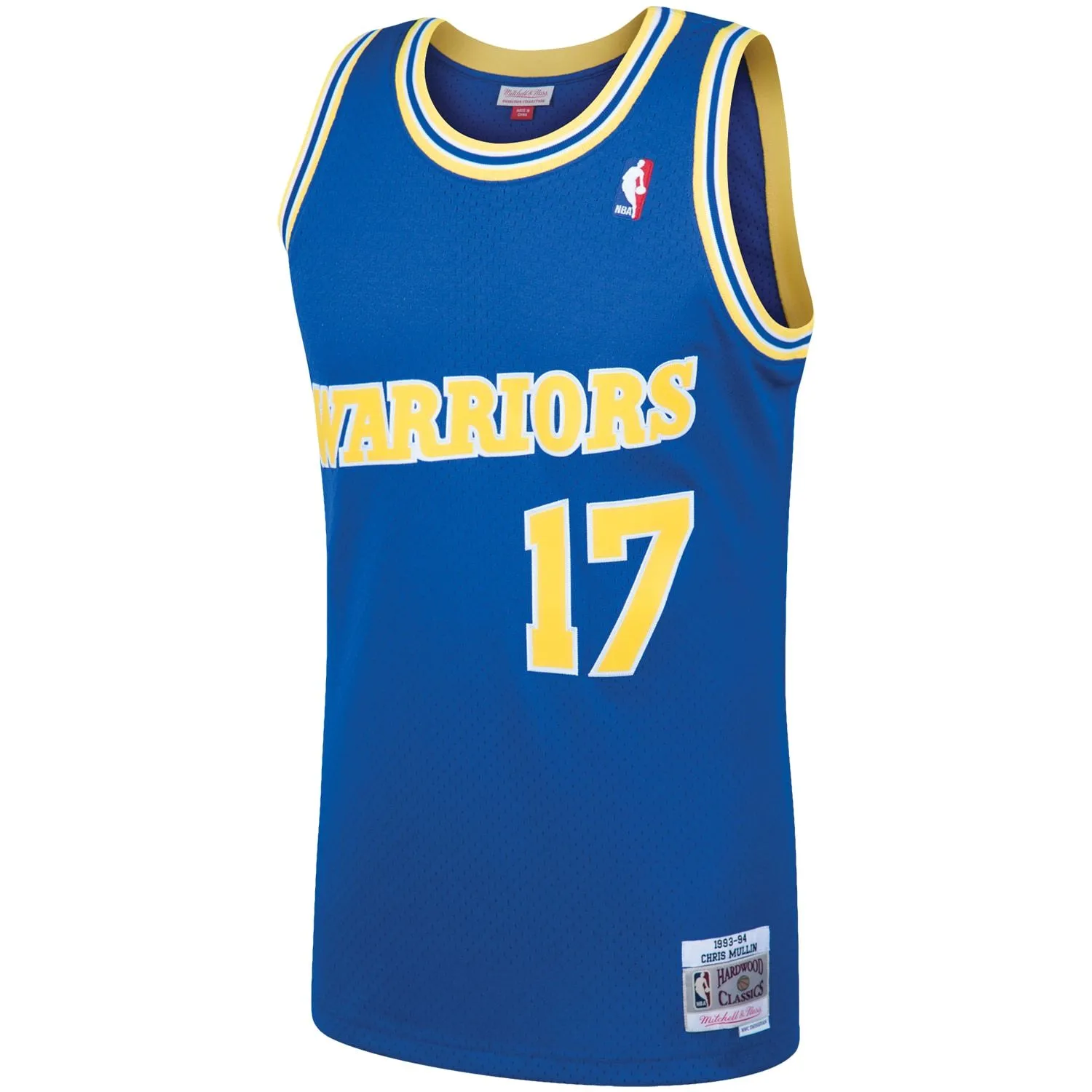 Chris Mullin Golden State Warriors Mitchell & Ness 1993/94 Hardwood Classics Swingman Jersey - Royal