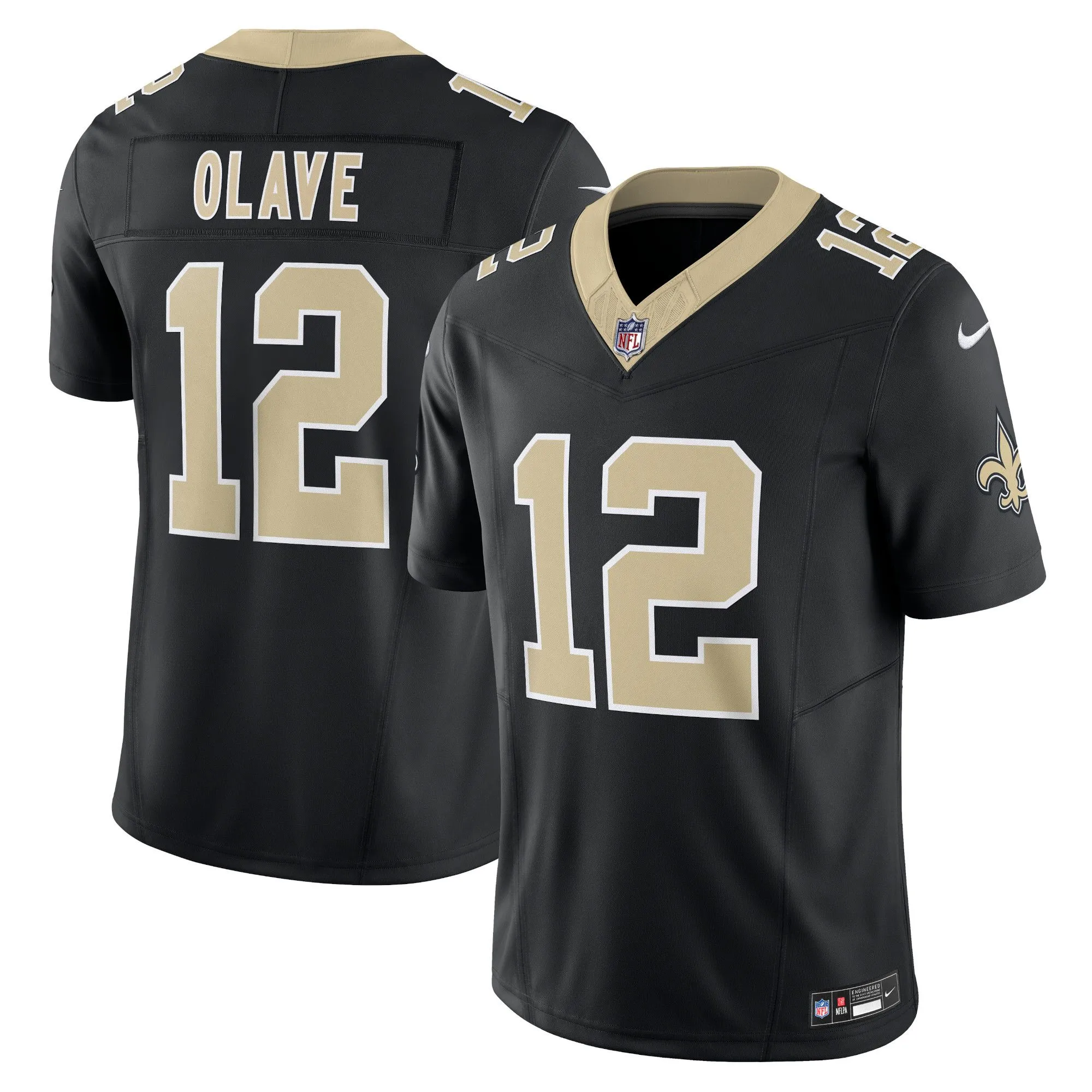 Chris Olave New Orleans Saints  Vapor F.U.S.E. Limited Jersey - Black