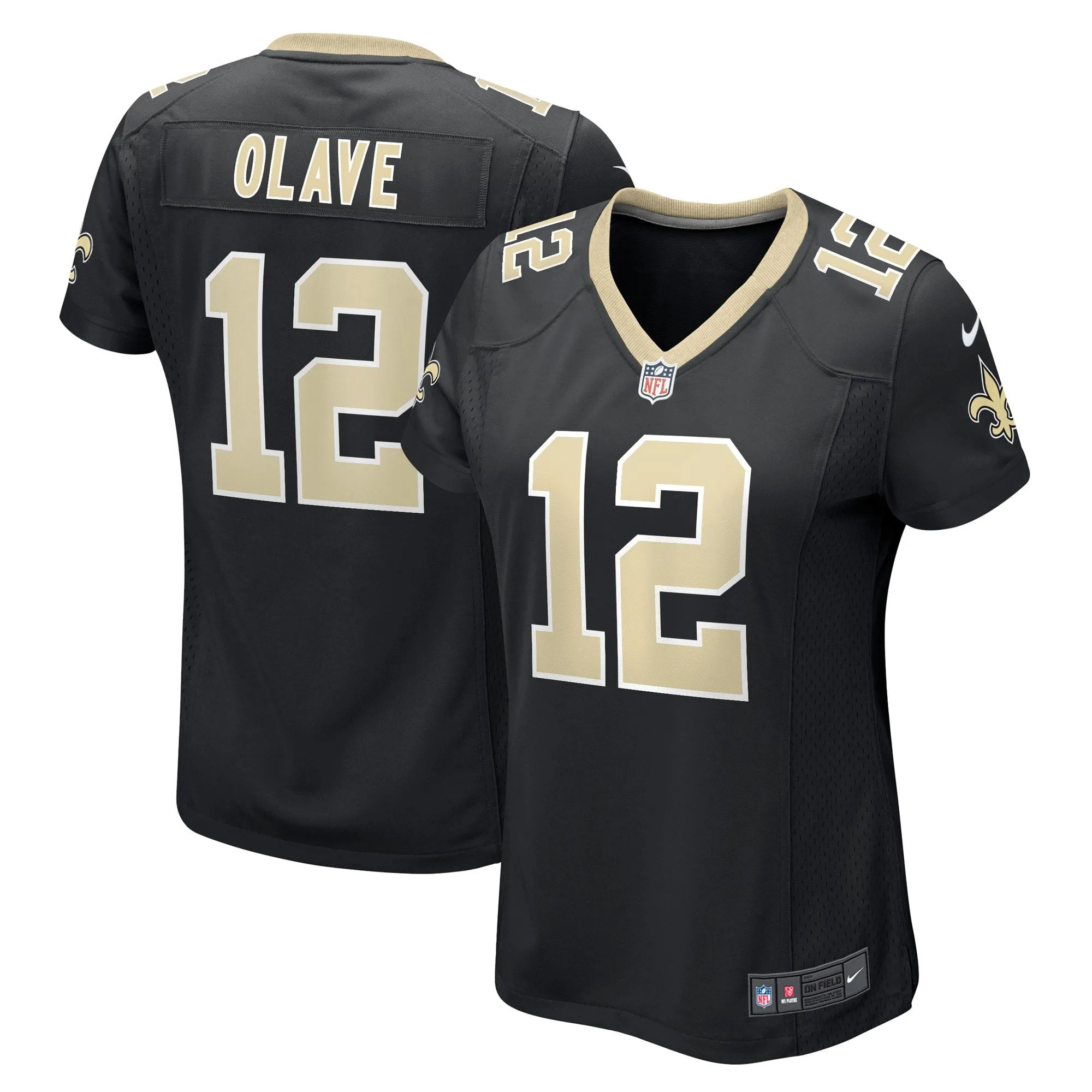 Chris Olave New Orleans Saints  Women's Game Player Jersey - Black