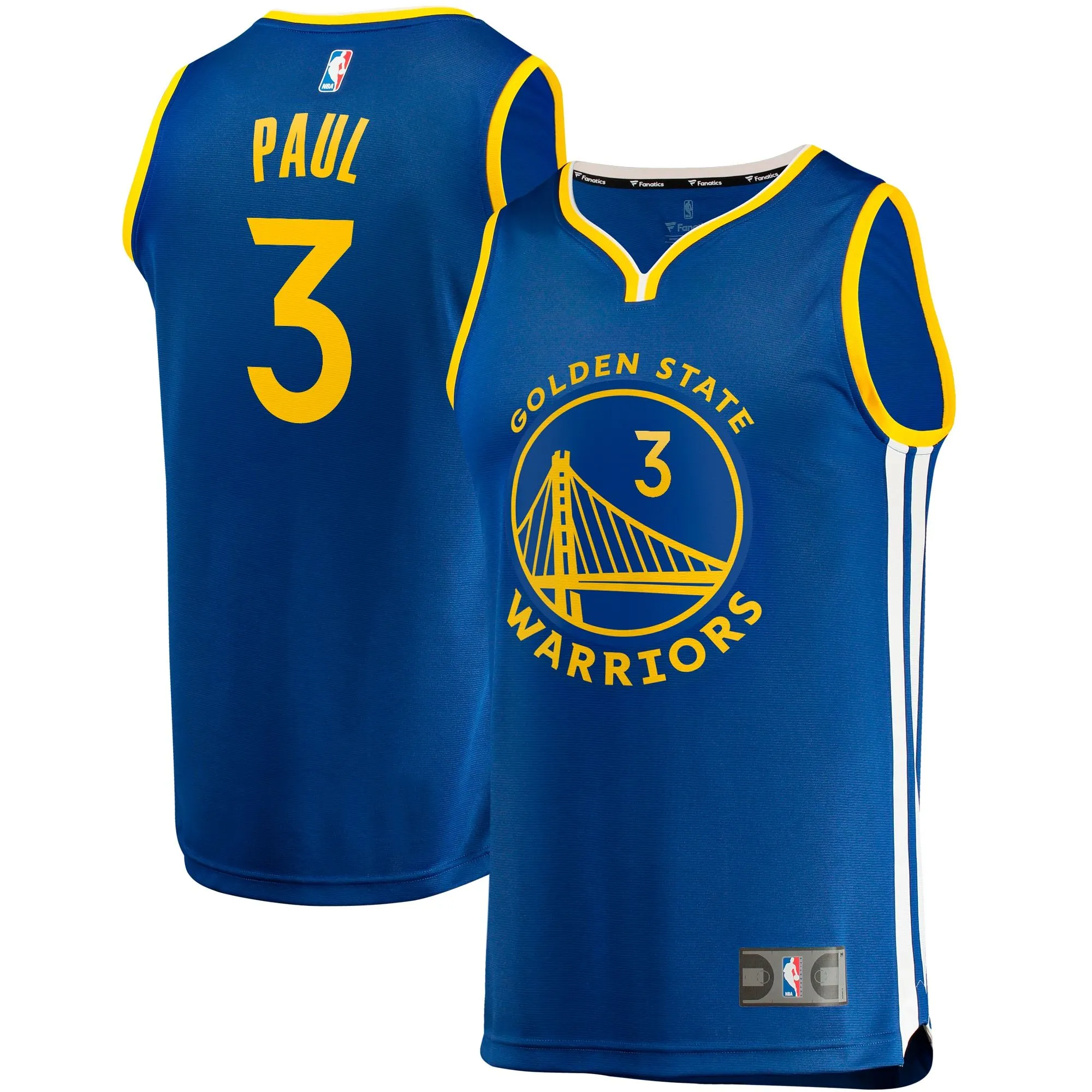 Chris Paul Golden State Warriors Fanatics Branded Fast Break Player Jersey - Icon Edition - Royal