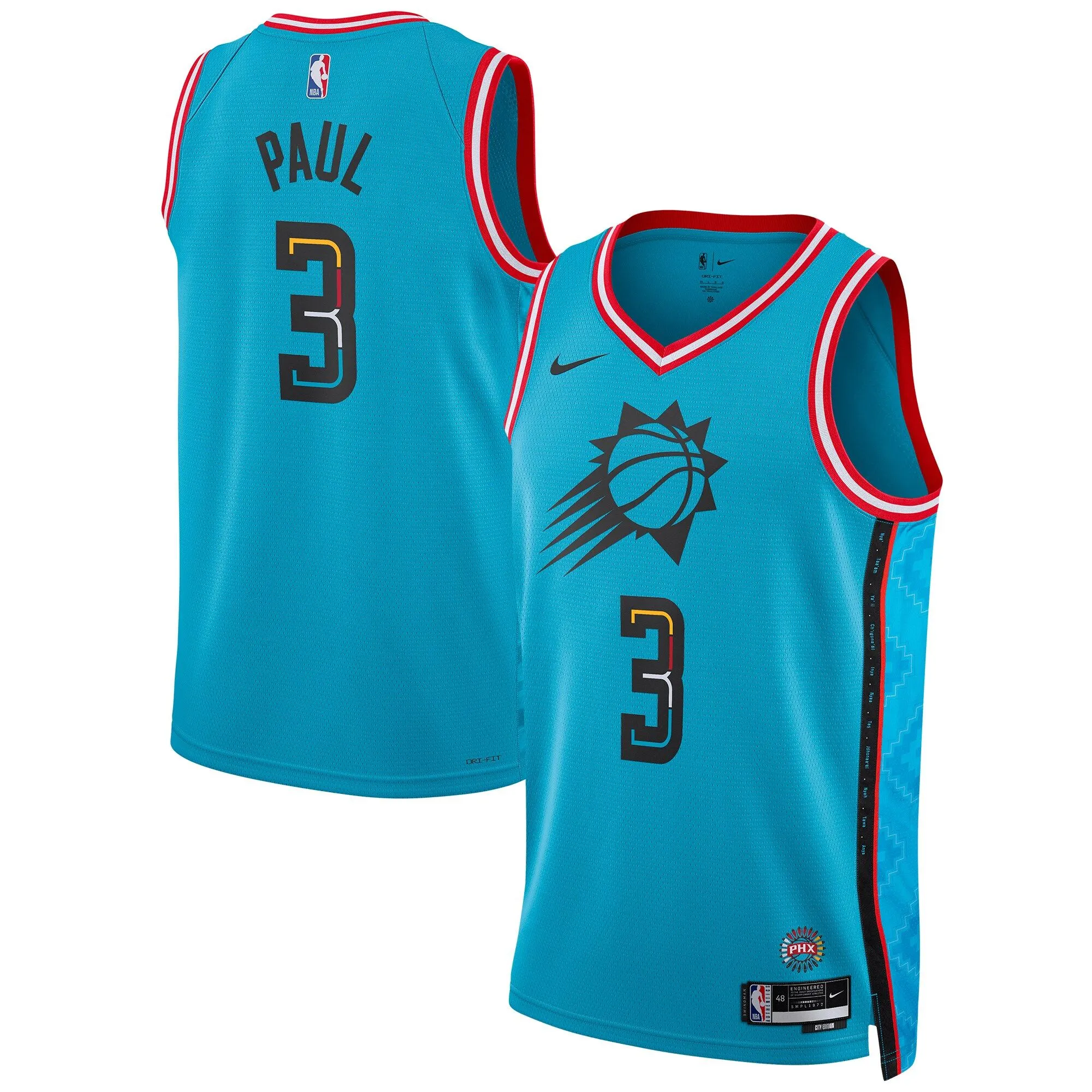 Chris Paul Phoenix Suns  Unisex 2022/23 Swingman Jersey - City Edition - Turquoise