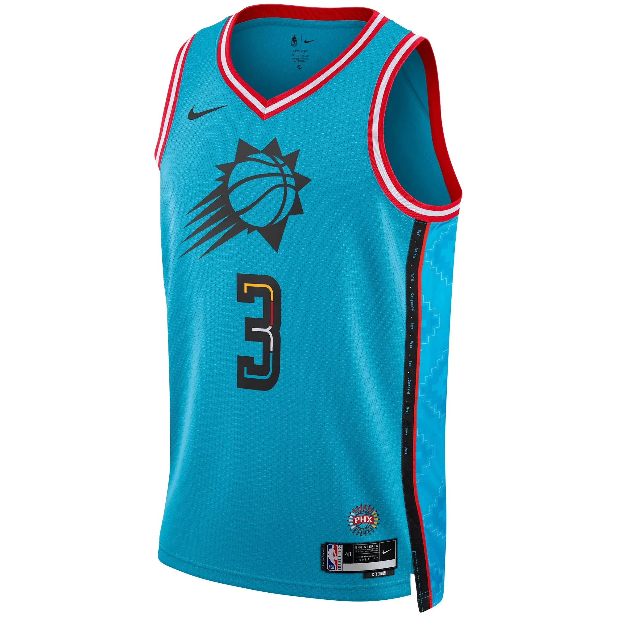 Chris Paul Phoenix Suns  Unisex 2022/23 Swingman Jersey - City Edition - Turquoise