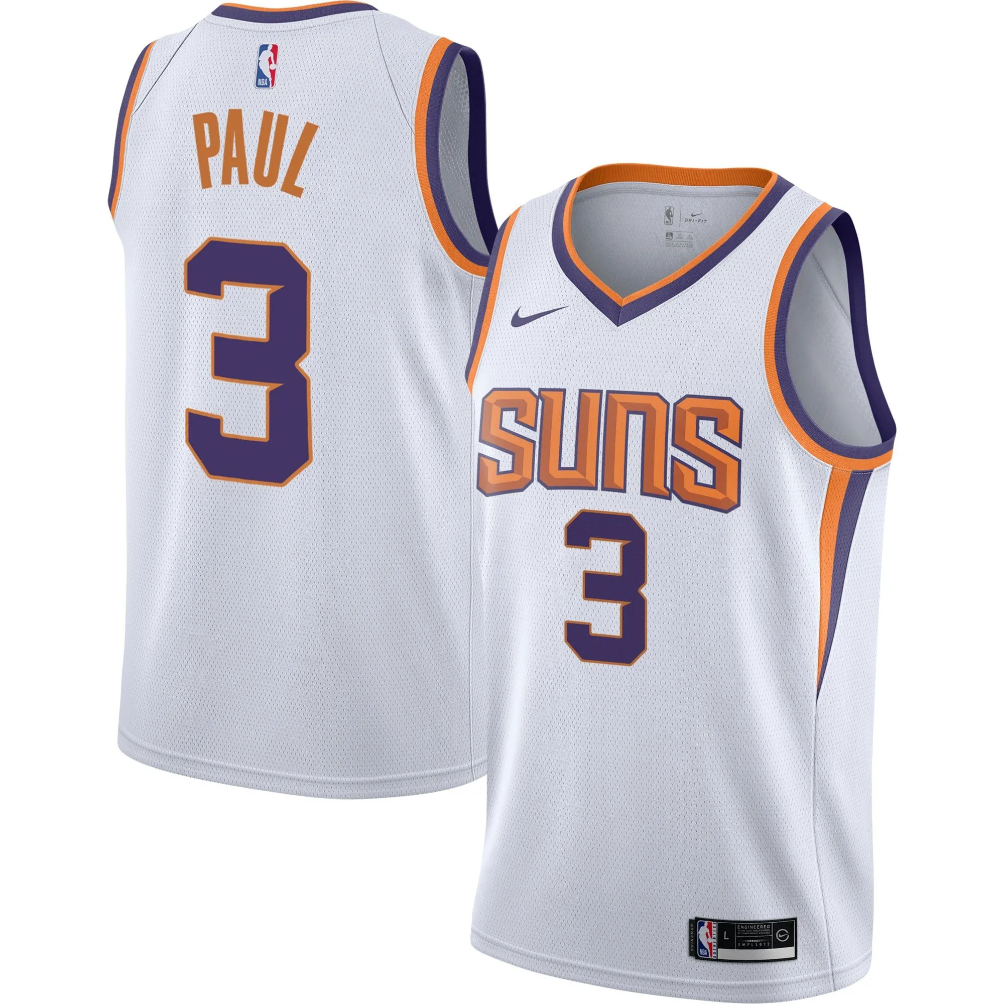 Chris Paul Phoenix Suns  Youth Swingman Jersey - Association Edition - White