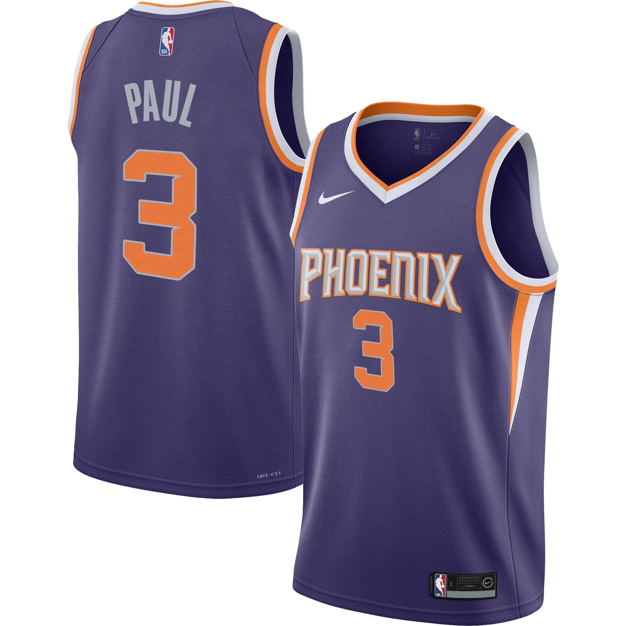 Chris Paul Phoenix Suns  Youth Swingman Jersey - Icon Edition - Purple