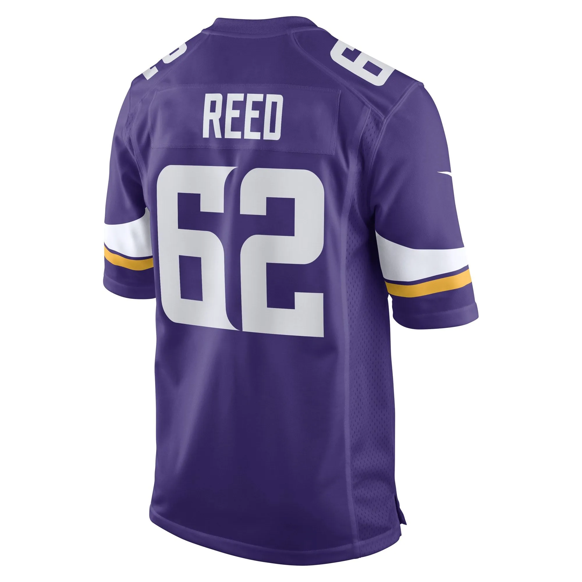 Chris Reed Minnesota Vikings  Game Player Jersey - Purple