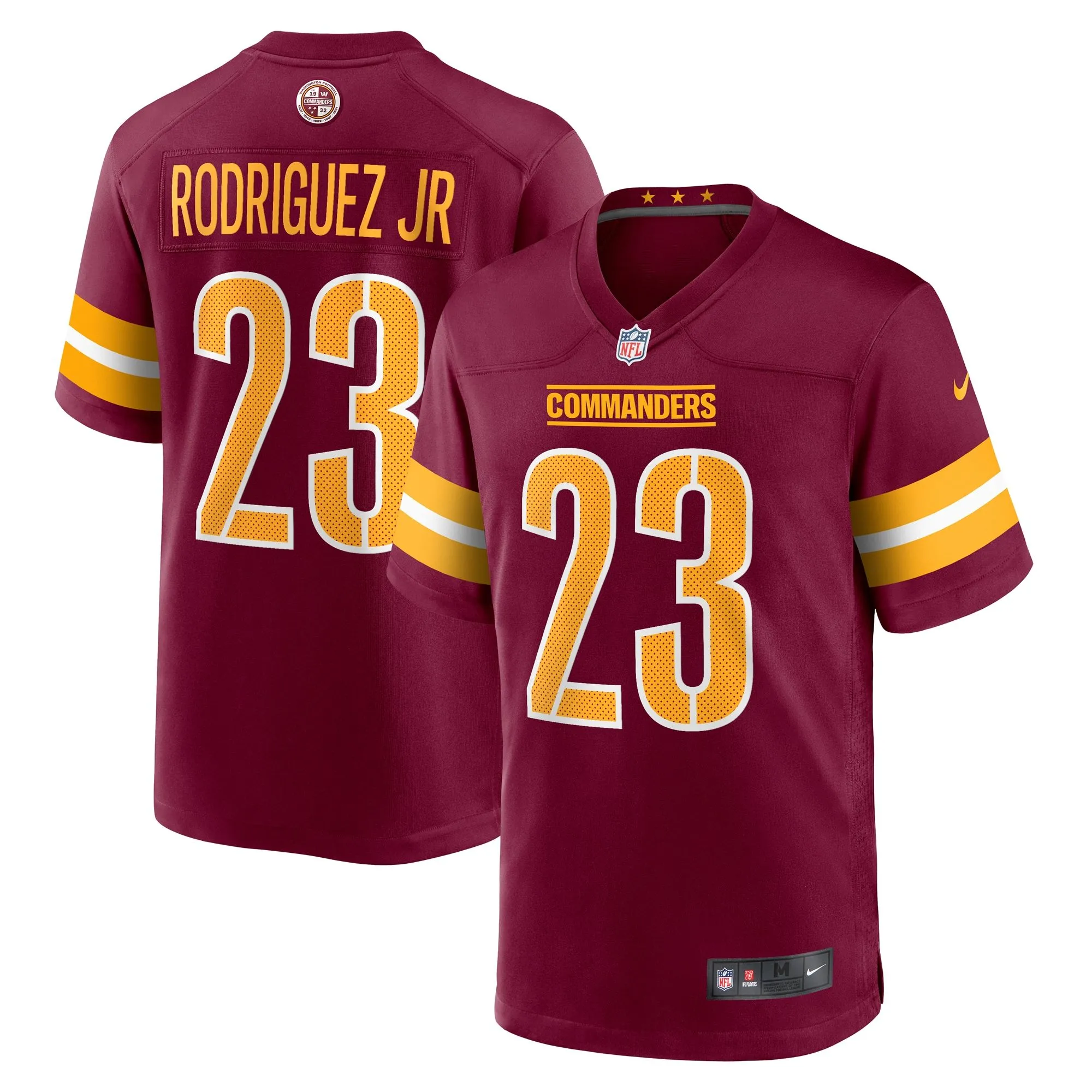 Chris Rodriguez Jr. Washington Commanders  Team Game Jersey - Burgundy