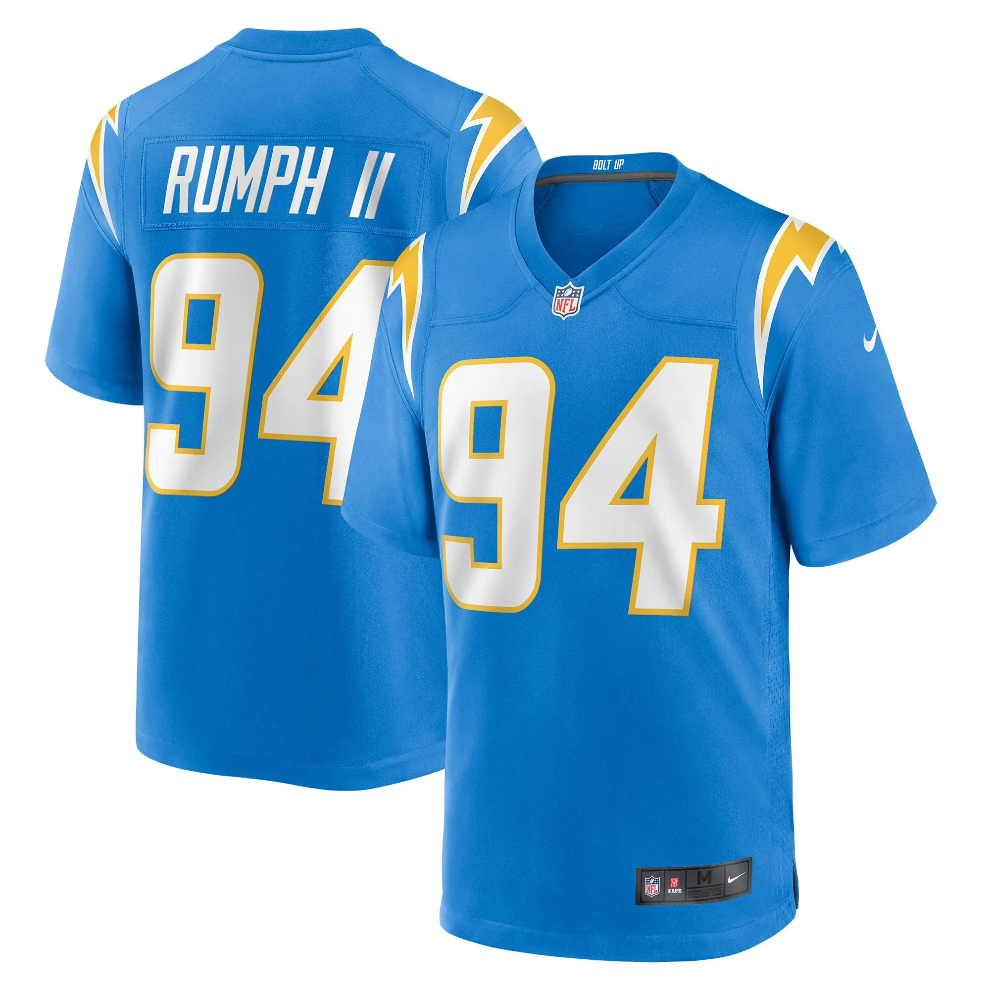 Chris Rumph II Los Angeles Chargers  Game Jersey - Powder Blue