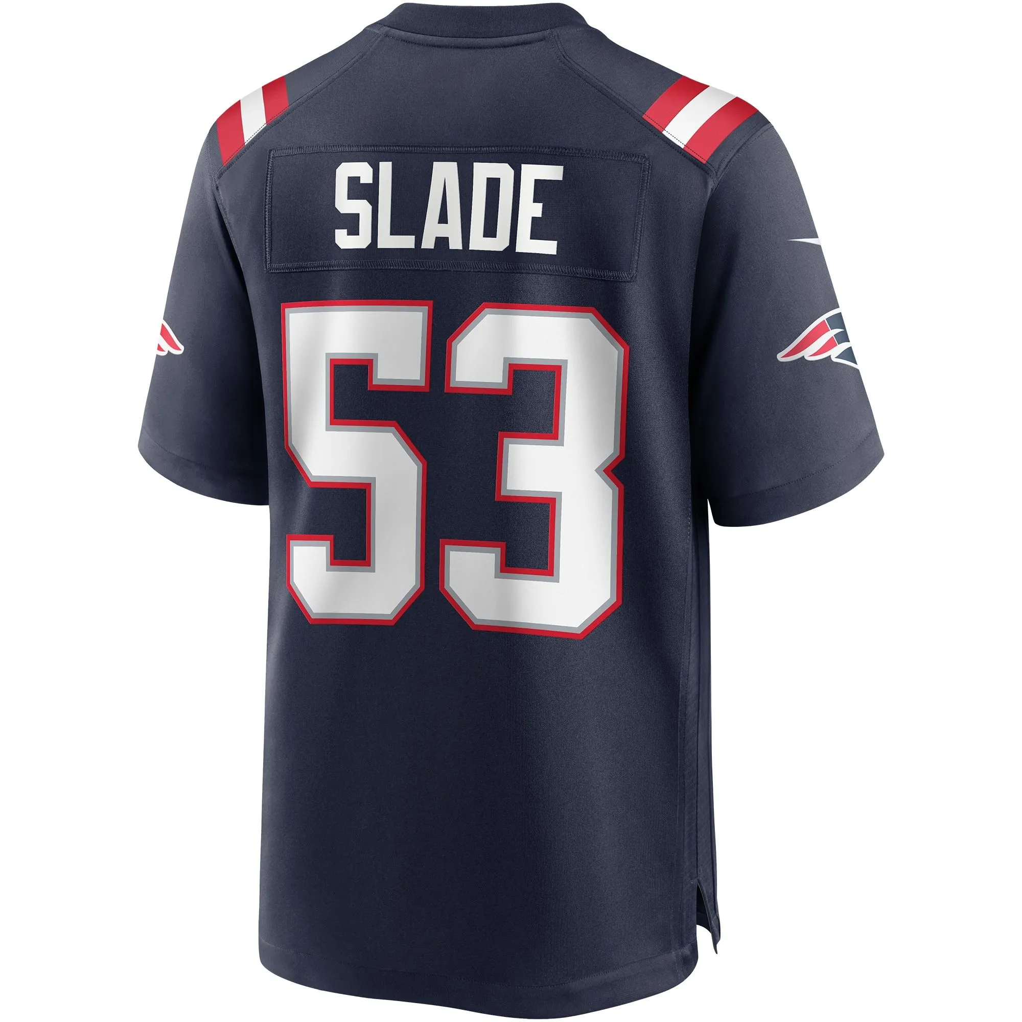 Chris Slade New England Patriots  Game Retired Player Jersey - Navy