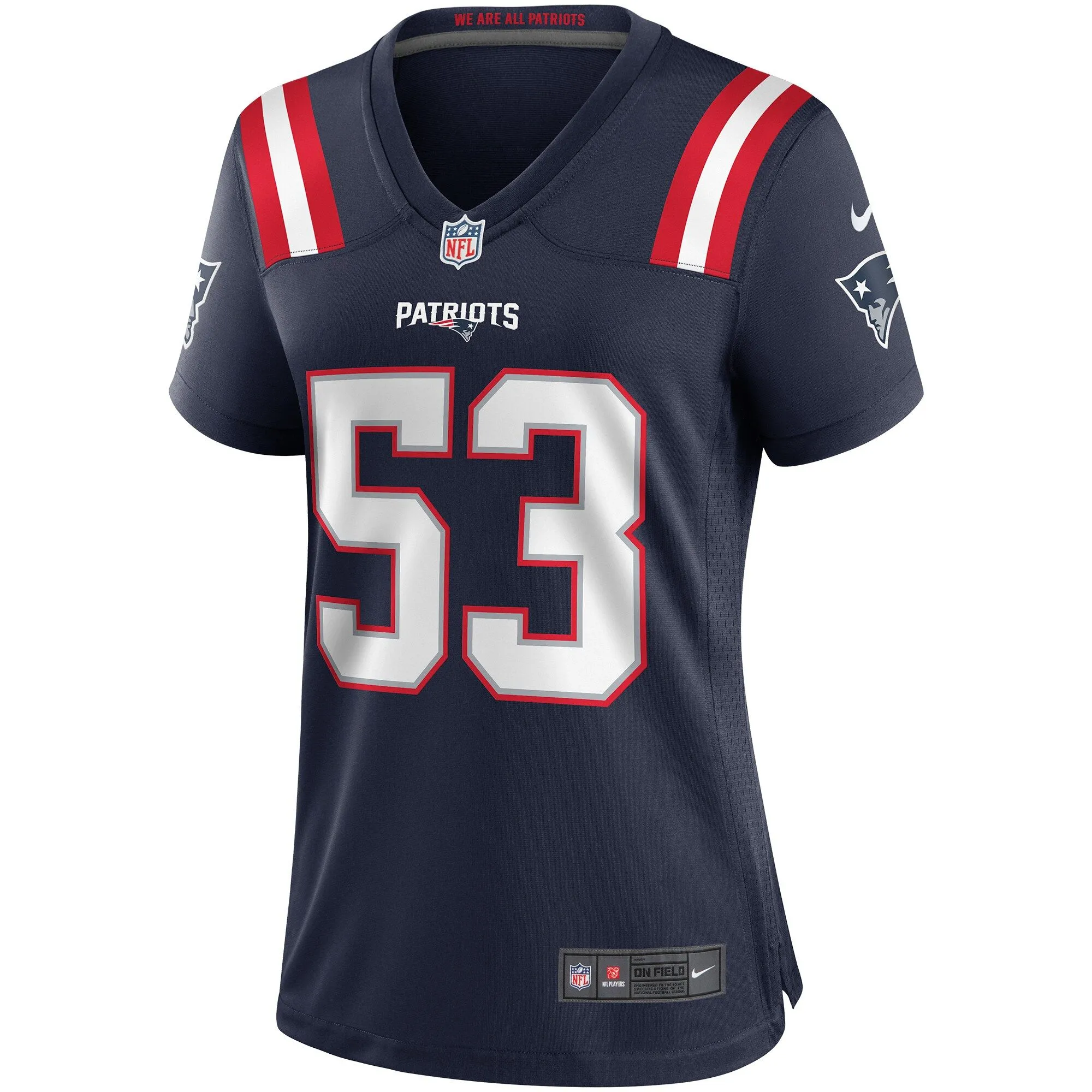 Chris Slade New England Patriots  Women's Game Retired Player Jersey - Navy