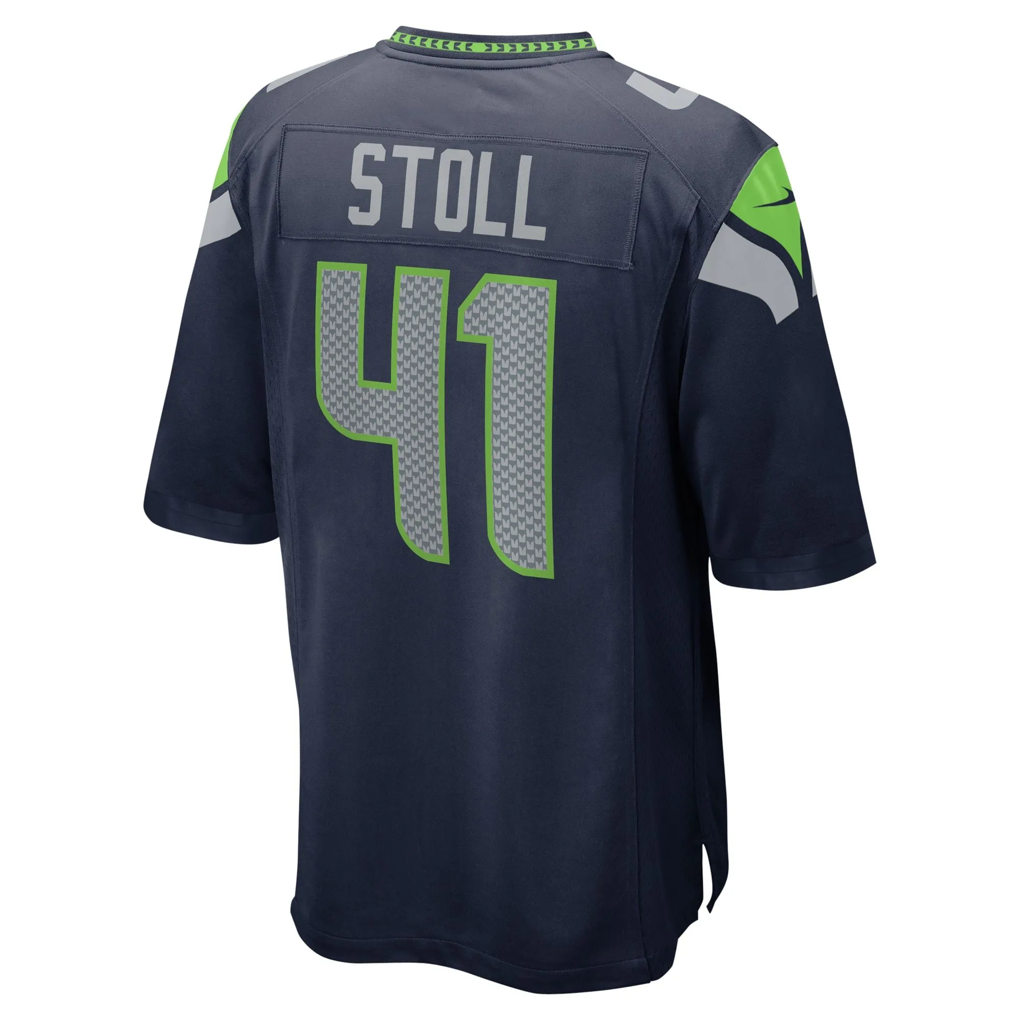 Chris Stoll Seattle Seahawks   Game Jersey - College Navy