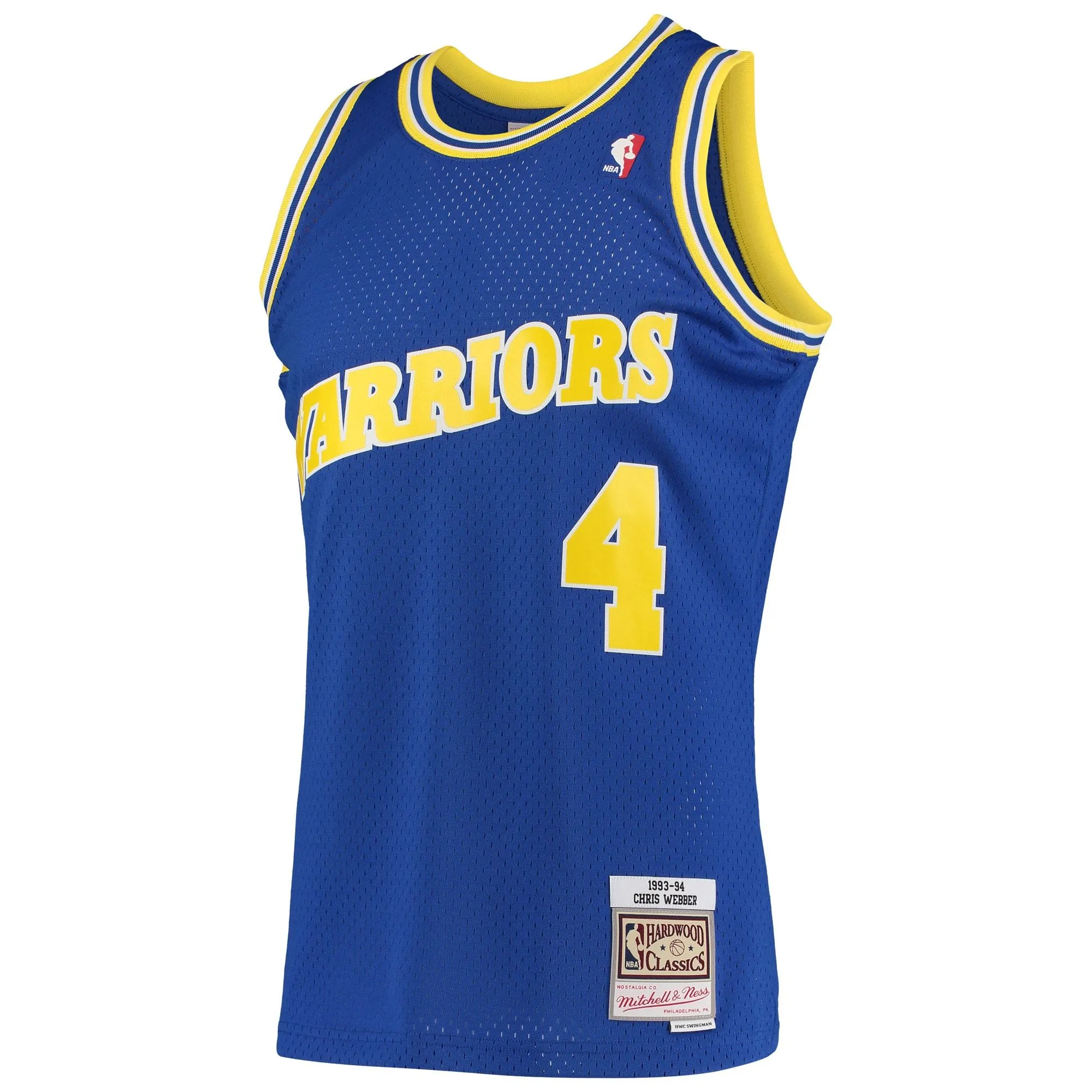 Chris Webber Golden State Warriors Mitchell & Ness 1993/94 Hardwood Classics Swingman Jersey - Royal