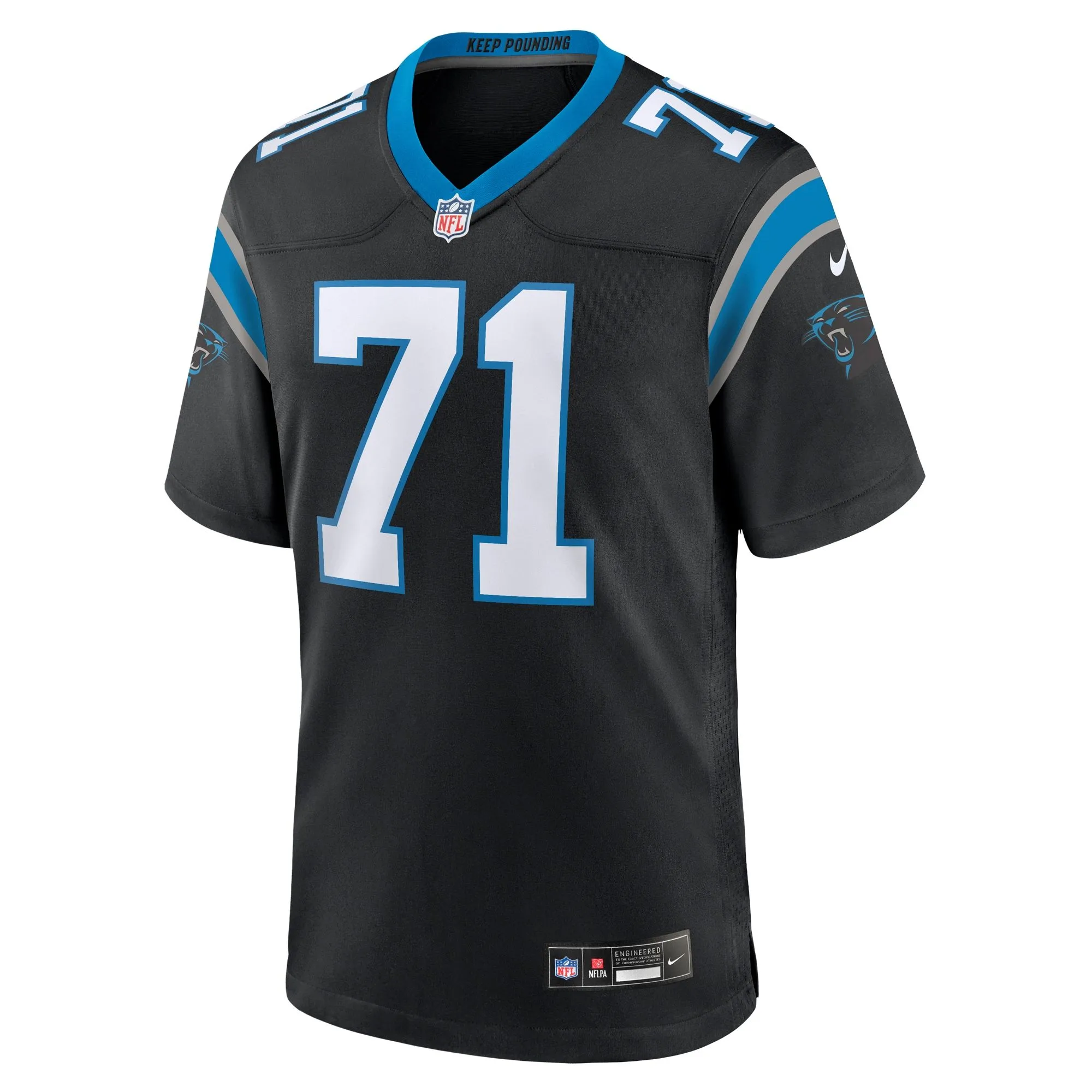 Chris Wormley Carolina Panthers   Game Jersey -  Black