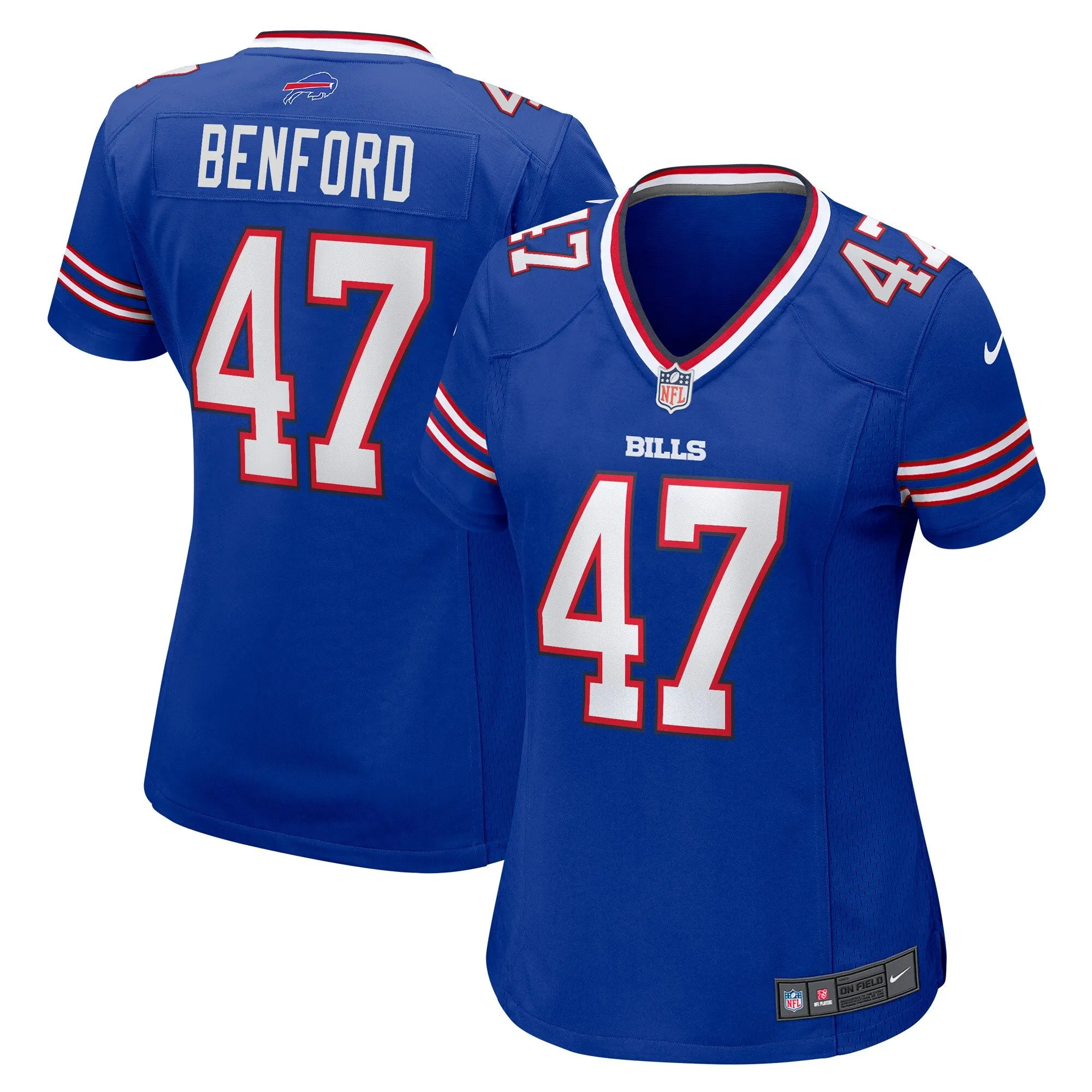 Christian Benford Buffalo Bills  Women's Game Jersey - Royal