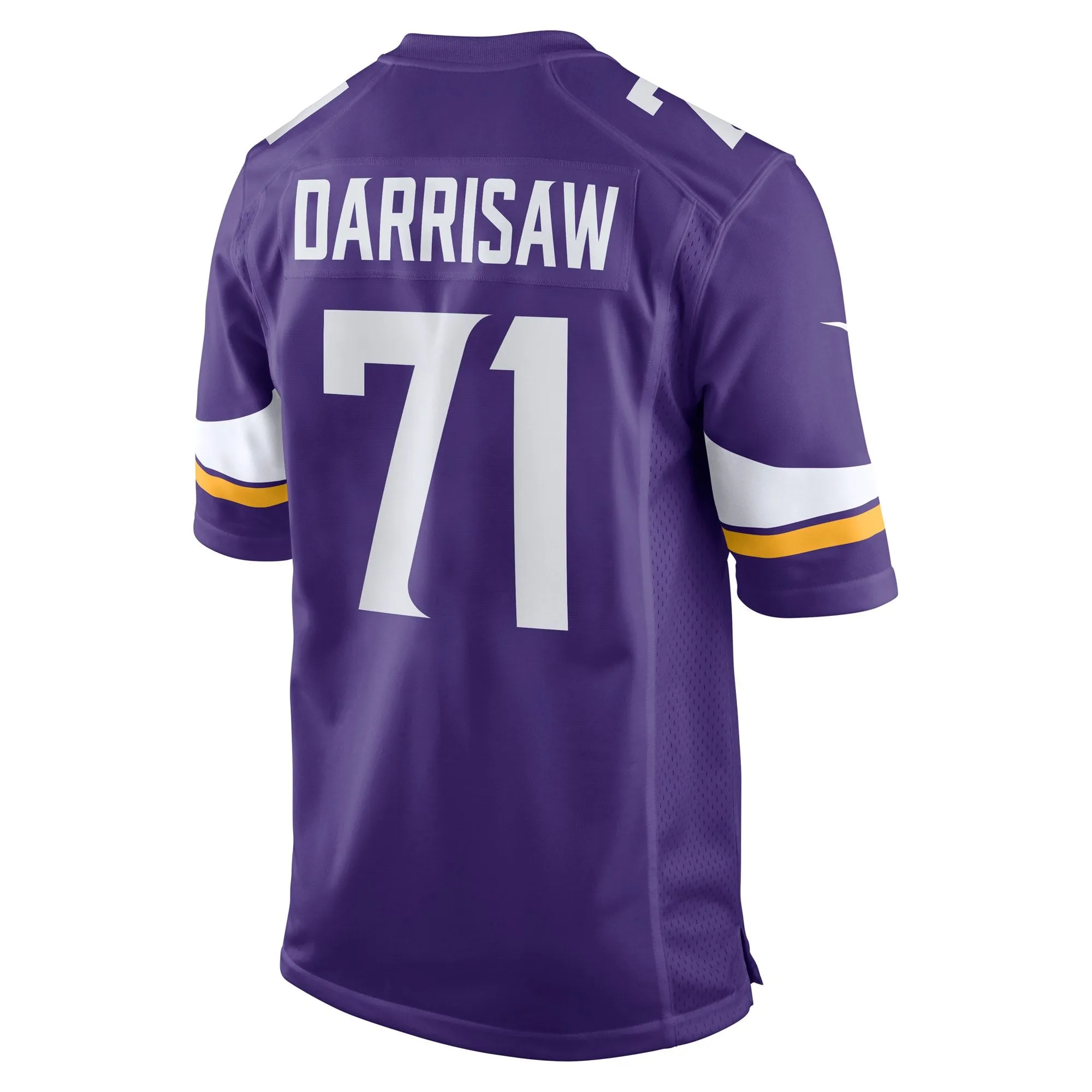 Christian Darrisaw Minnesota Vikings  Game Jersey - Purple