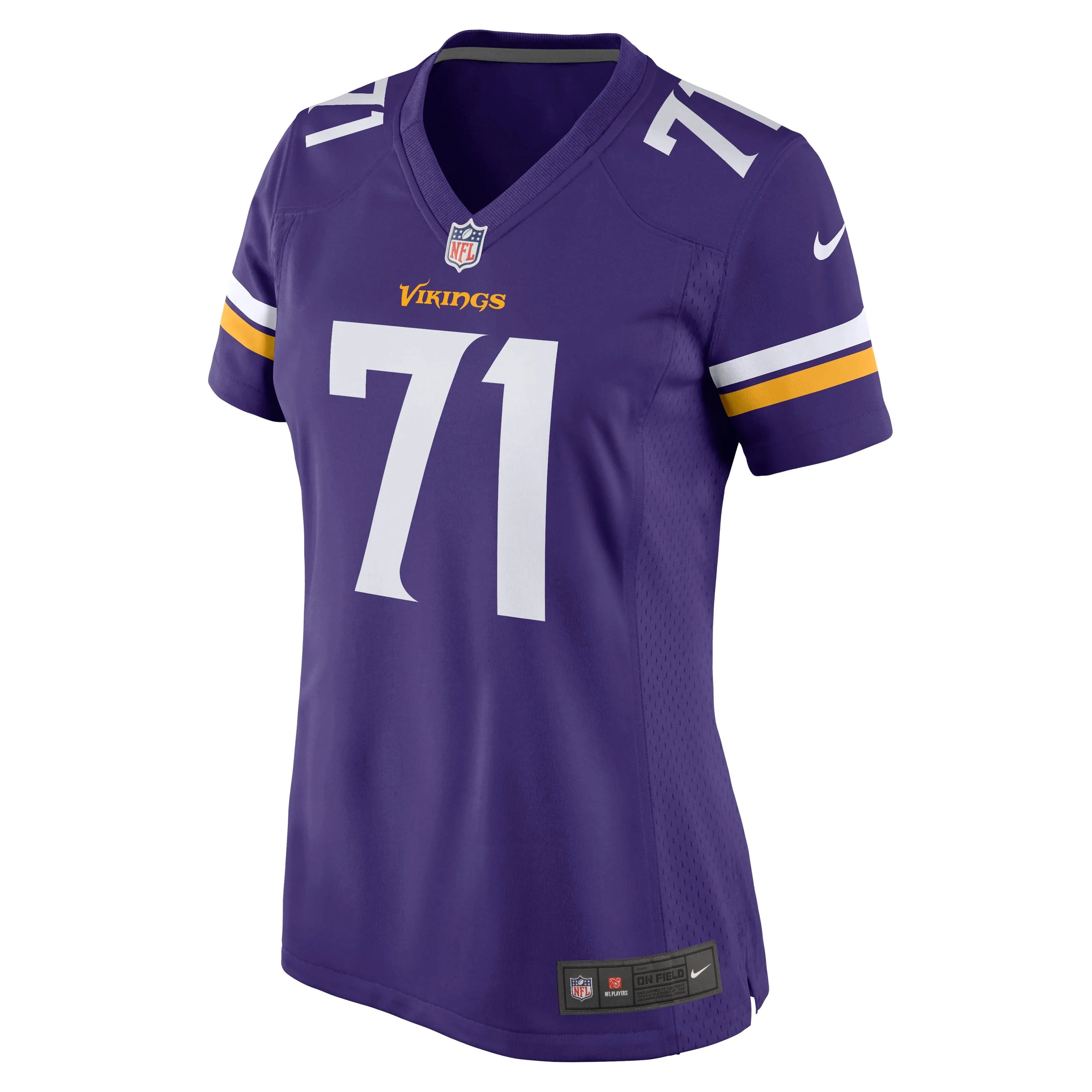 Christian Darrisaw Minnesota Vikings  Women's Game Jersey - Purple