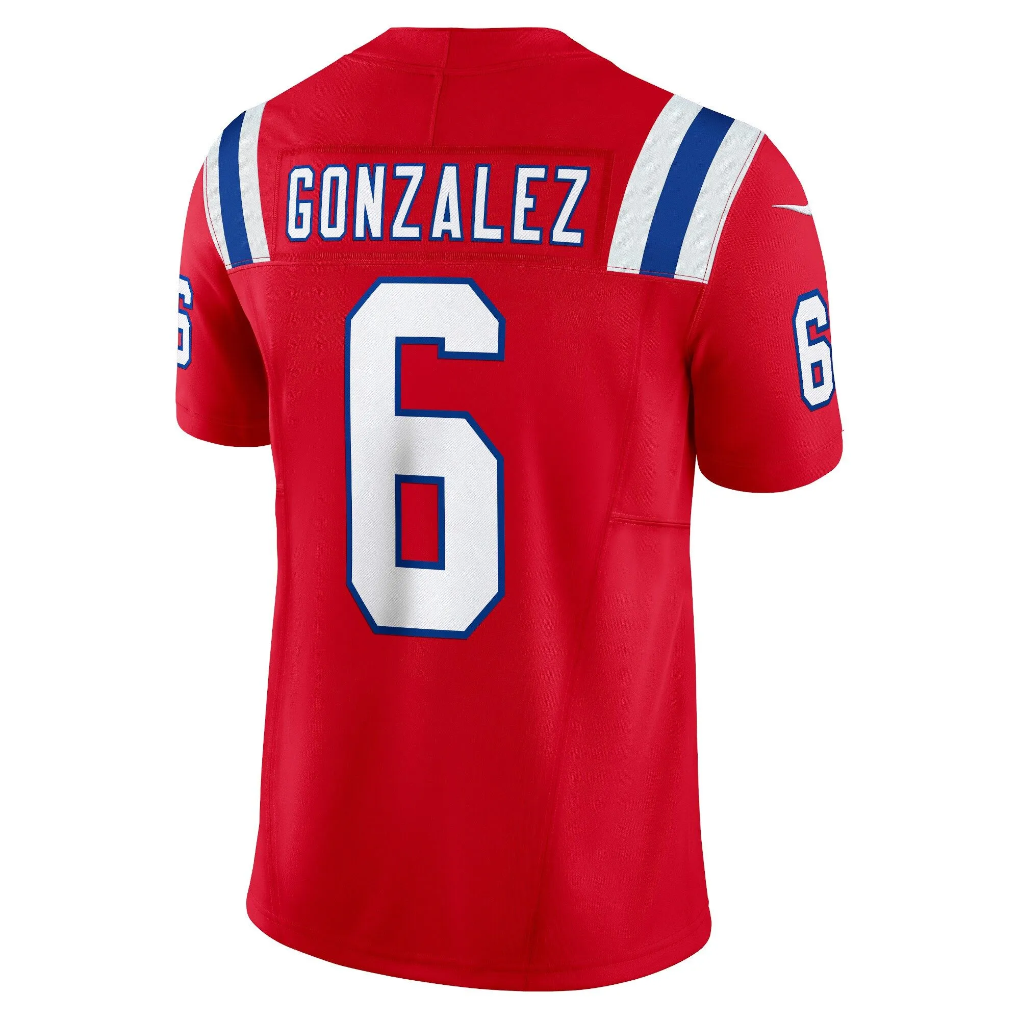 Christian Gonzalez New England Patriots   Vapor F.U.S.E. Limited Jersey - Red