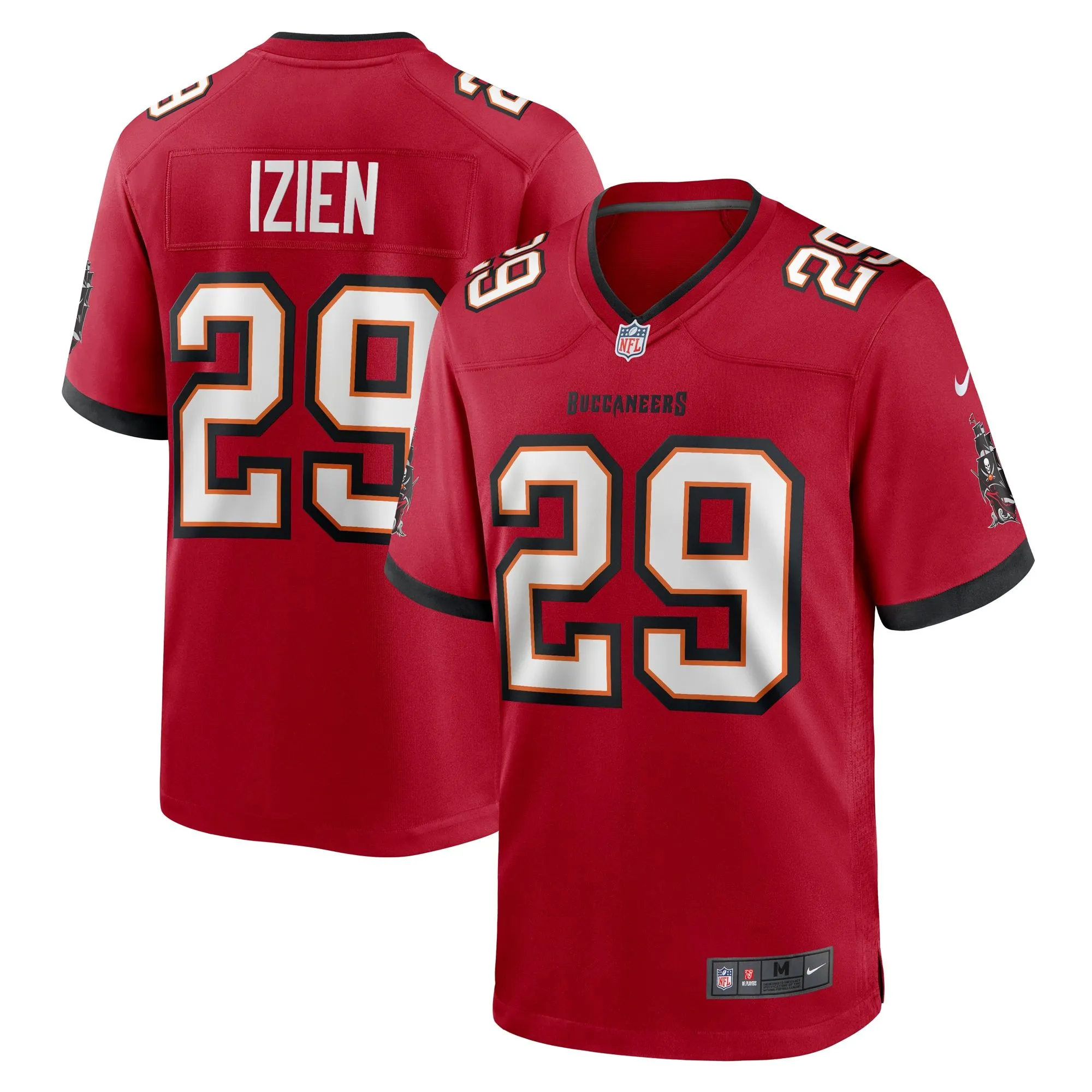 Christian Izien Tampa Bay Buccaneers   Game Jersey -  Red