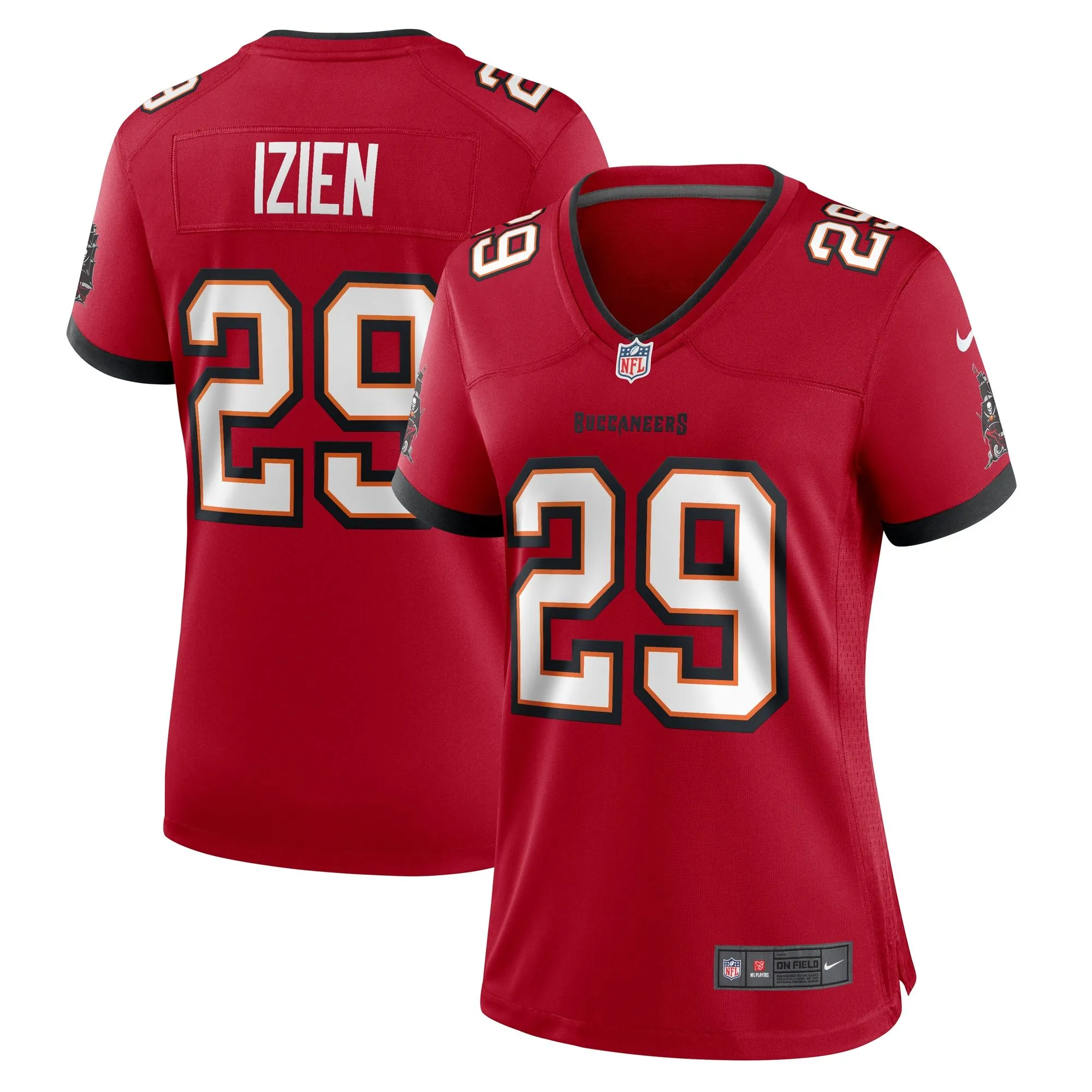 Christian Izien Tampa Bay Buccaneers  Women's  Game Jersey -  Red