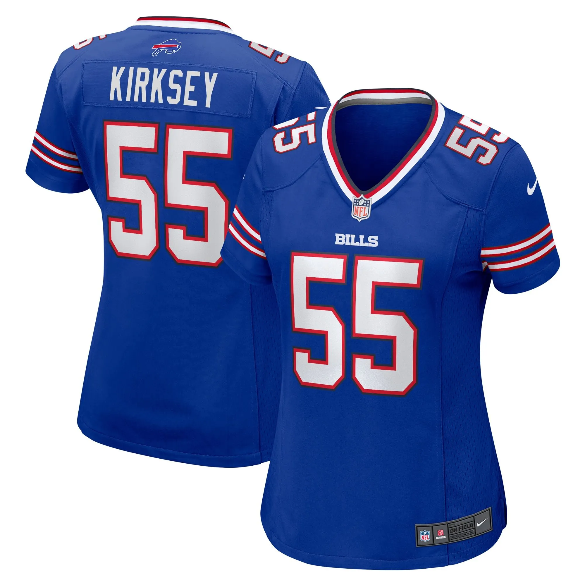 Christian Kirksey Buffalo Bills  Women's Team Game Jersey -  Royal