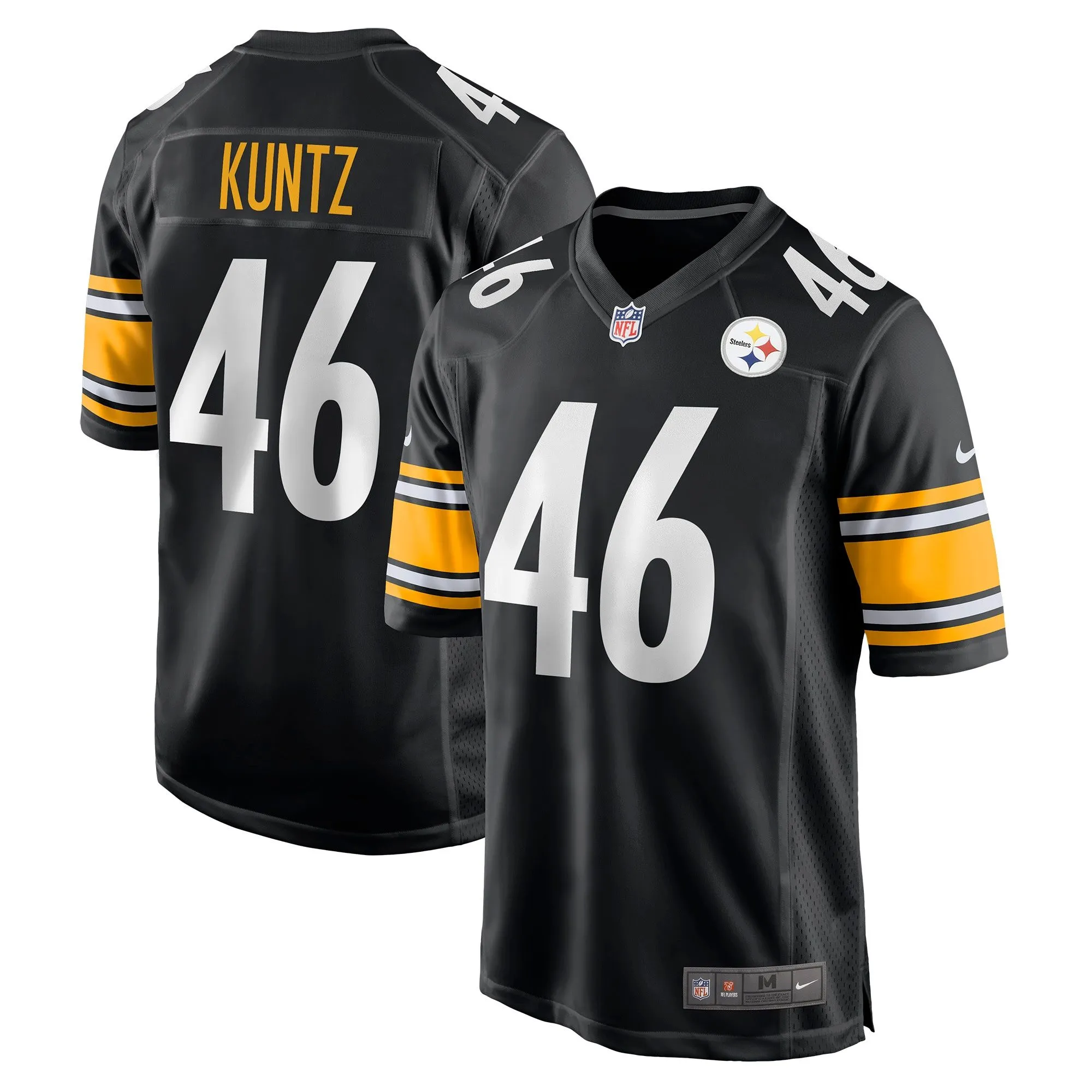 Christian Kuntz Pittsburgh Steelers  Game Jersey - Black