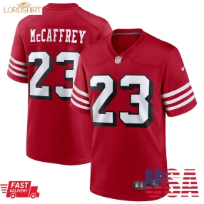 Christian Mccaffrey San Francisco 49Ers  Alternate Game Player Jersey   Scarlet