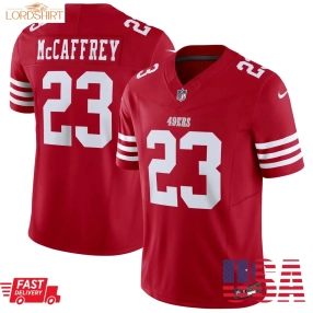 Christian Mccaffrey San Francisco 49Ers  Vapor Fuse Limited Jersey   Scarlet