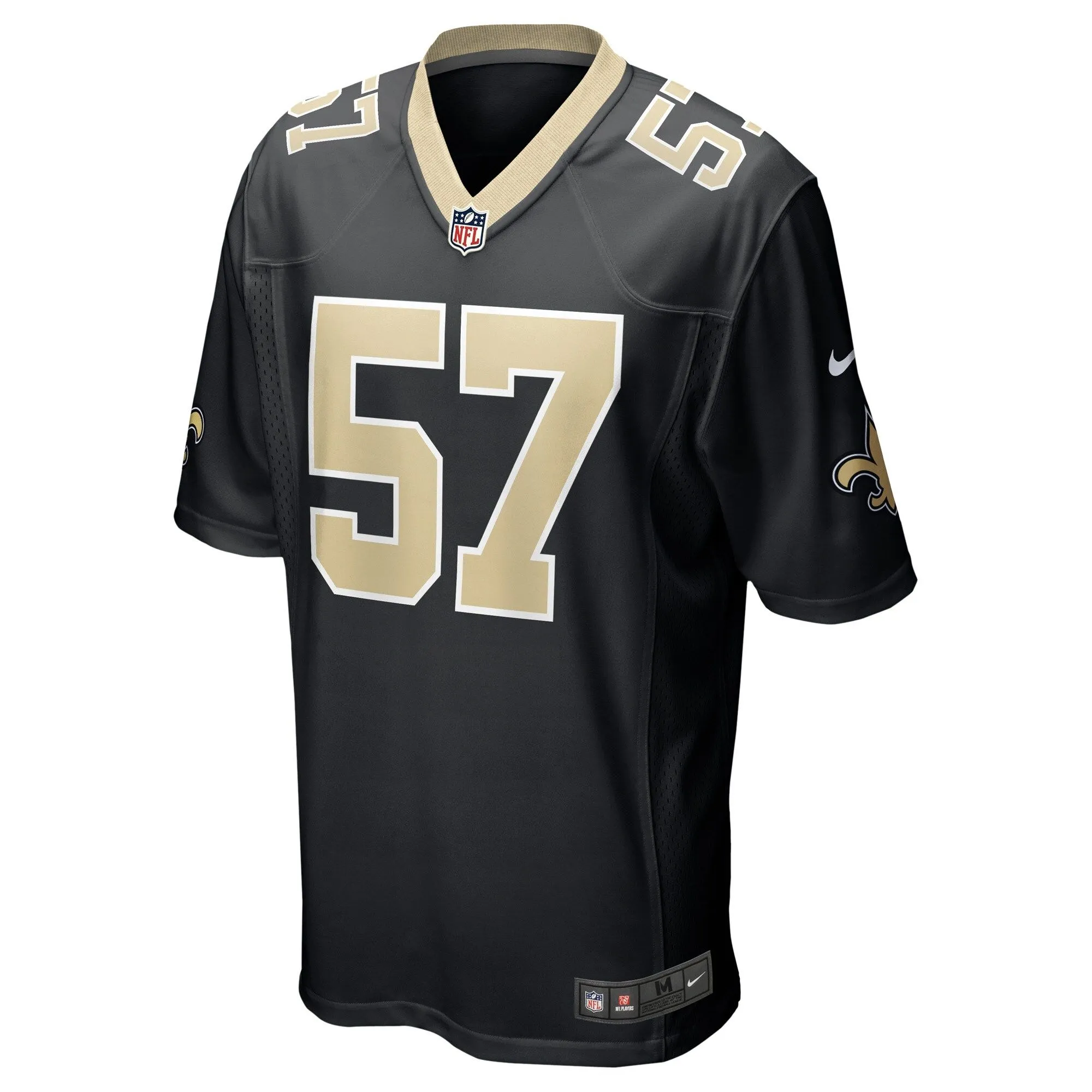 Christian Ringo New Orleans Saints  Game Player Jersey - Black