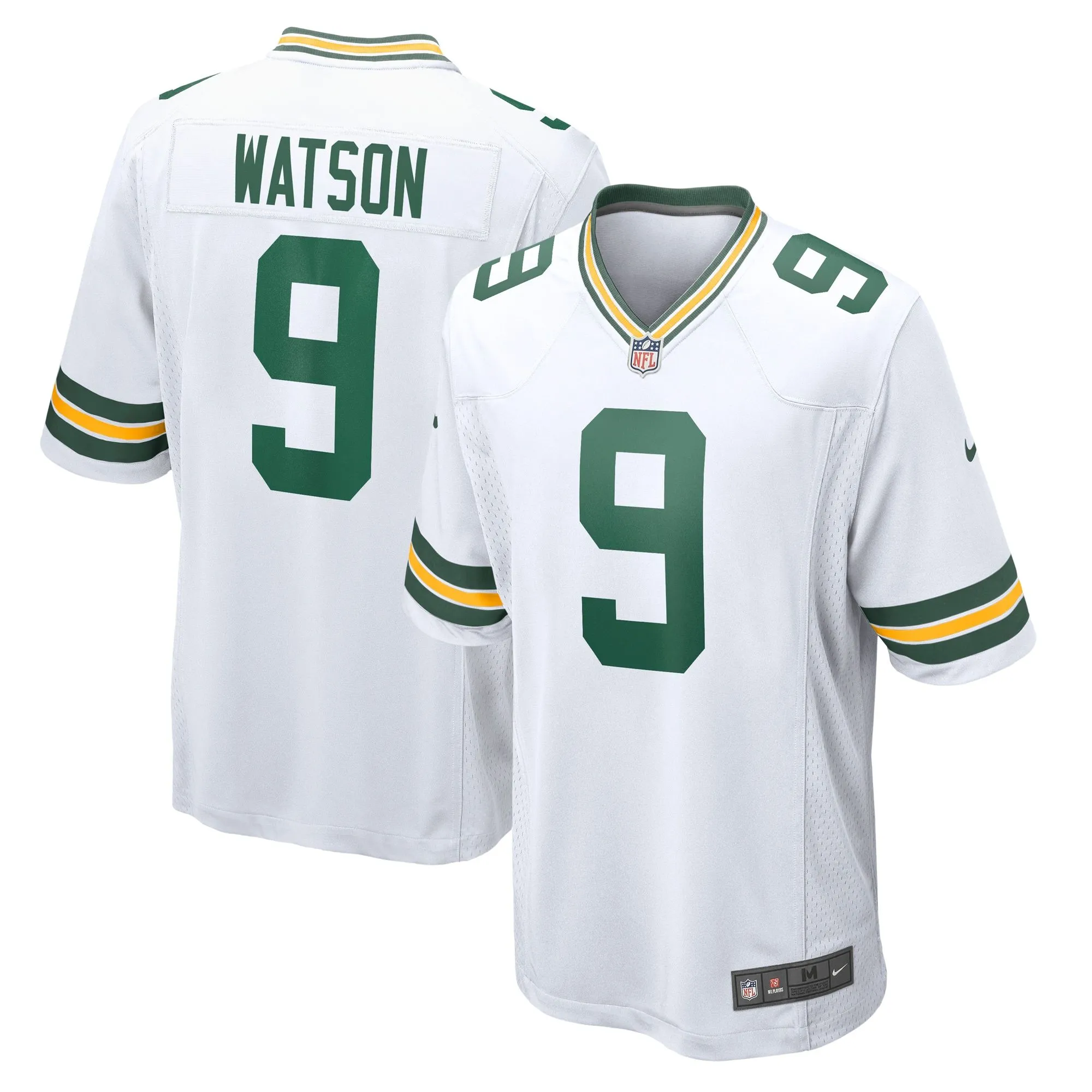 Christian Watson Green Bay Packers   Game Jersey - White