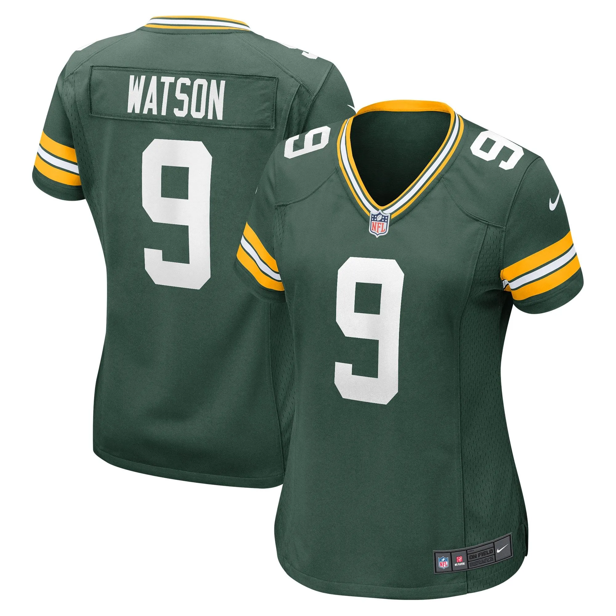 Christian Watson Green Bay Packers  Women's Player Game Jersey - Green