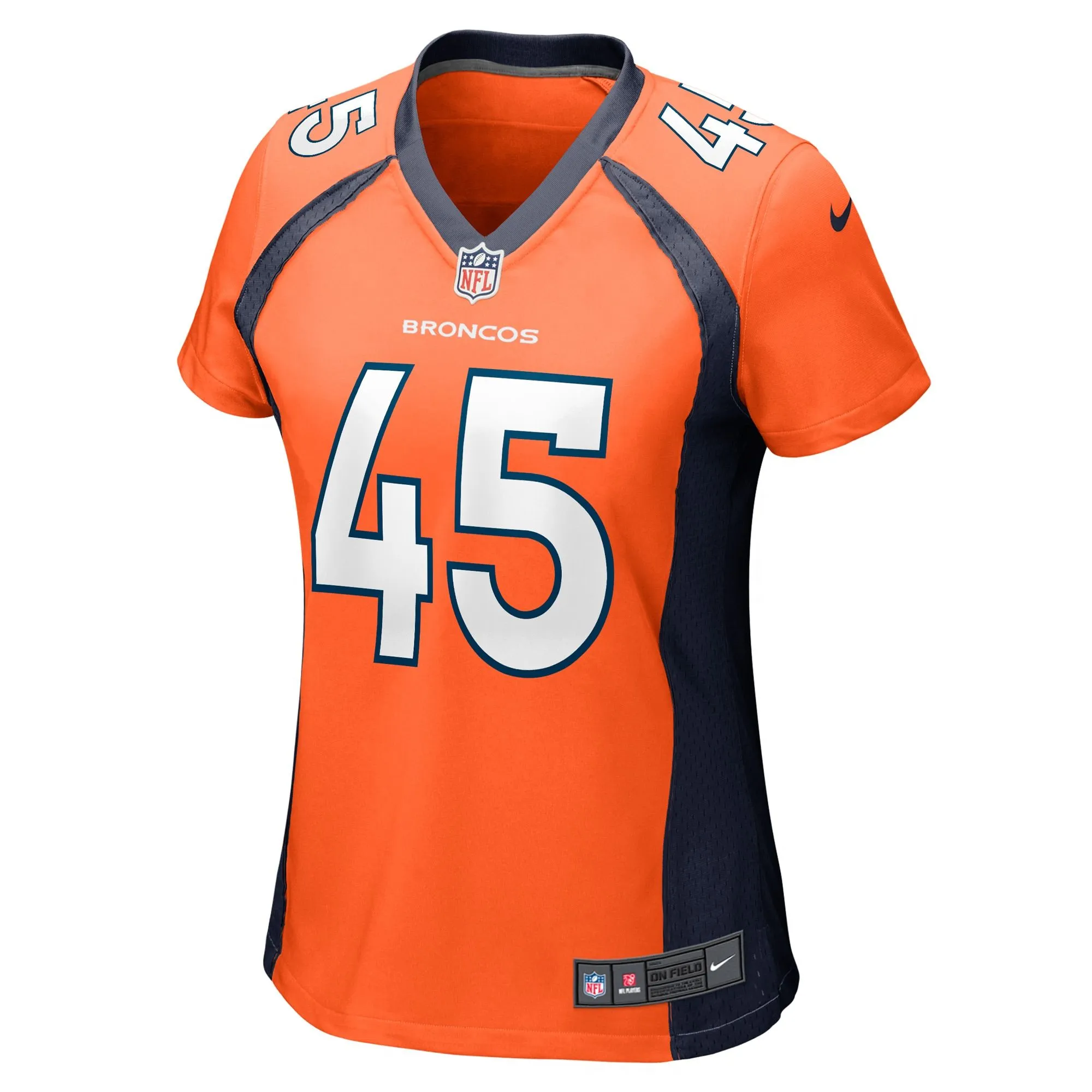 Christopher Allen Denver Broncos  Women's Game Player Jersey - Orange