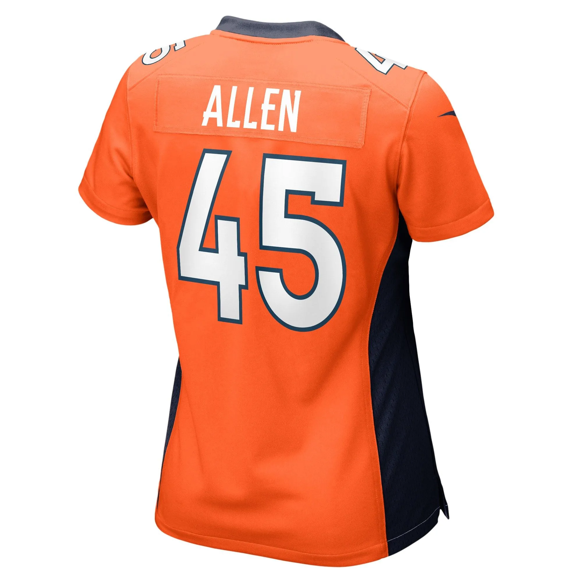 Christopher Allen Denver Broncos  Women's Game Player Jersey - Orange