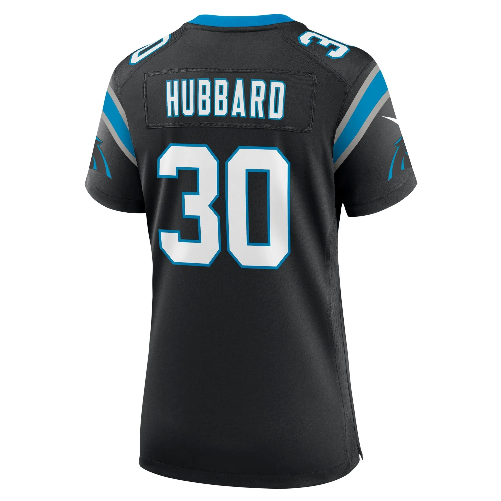 Chuba Hubbard Carolina Panthers  Women's Team Game Jersey - Black