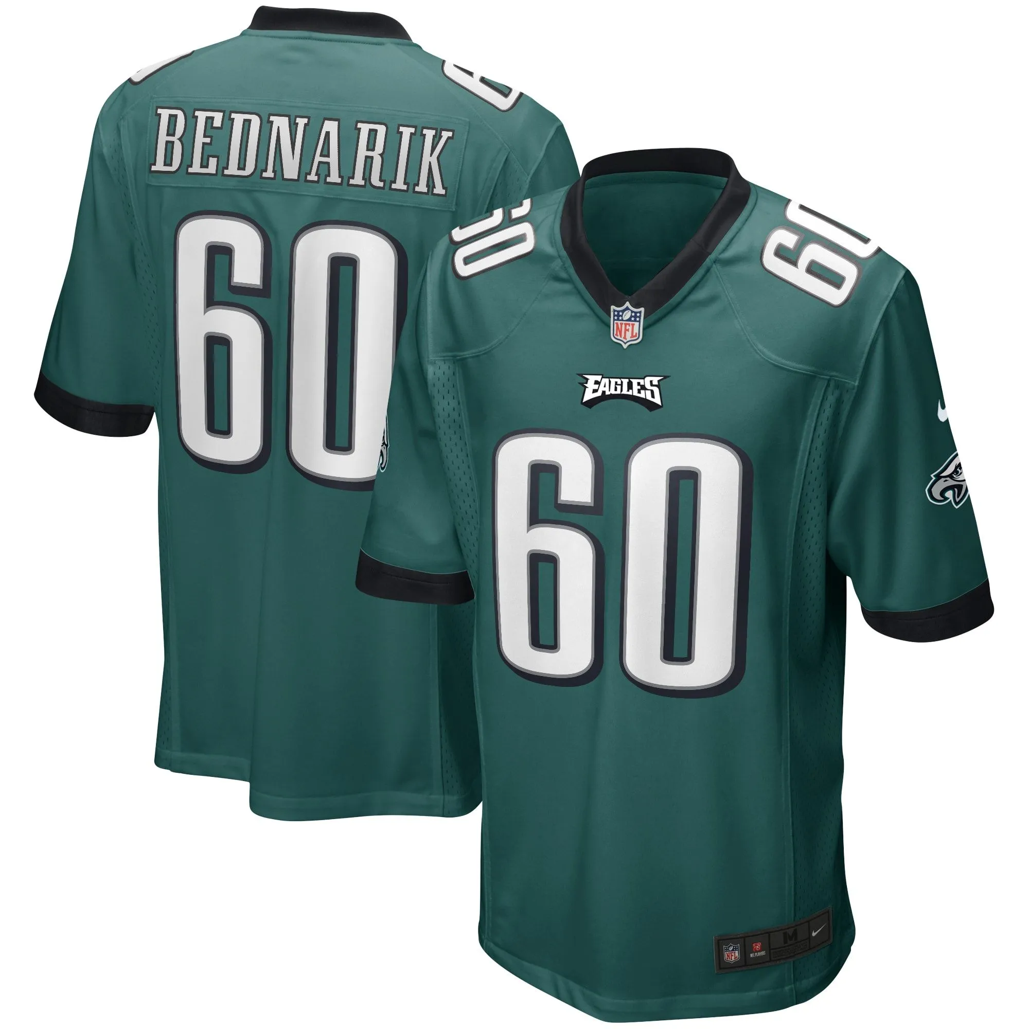 Chuck Bednarik Philadelphia Eagles  Game Retired Player Jersey - Midnight Green