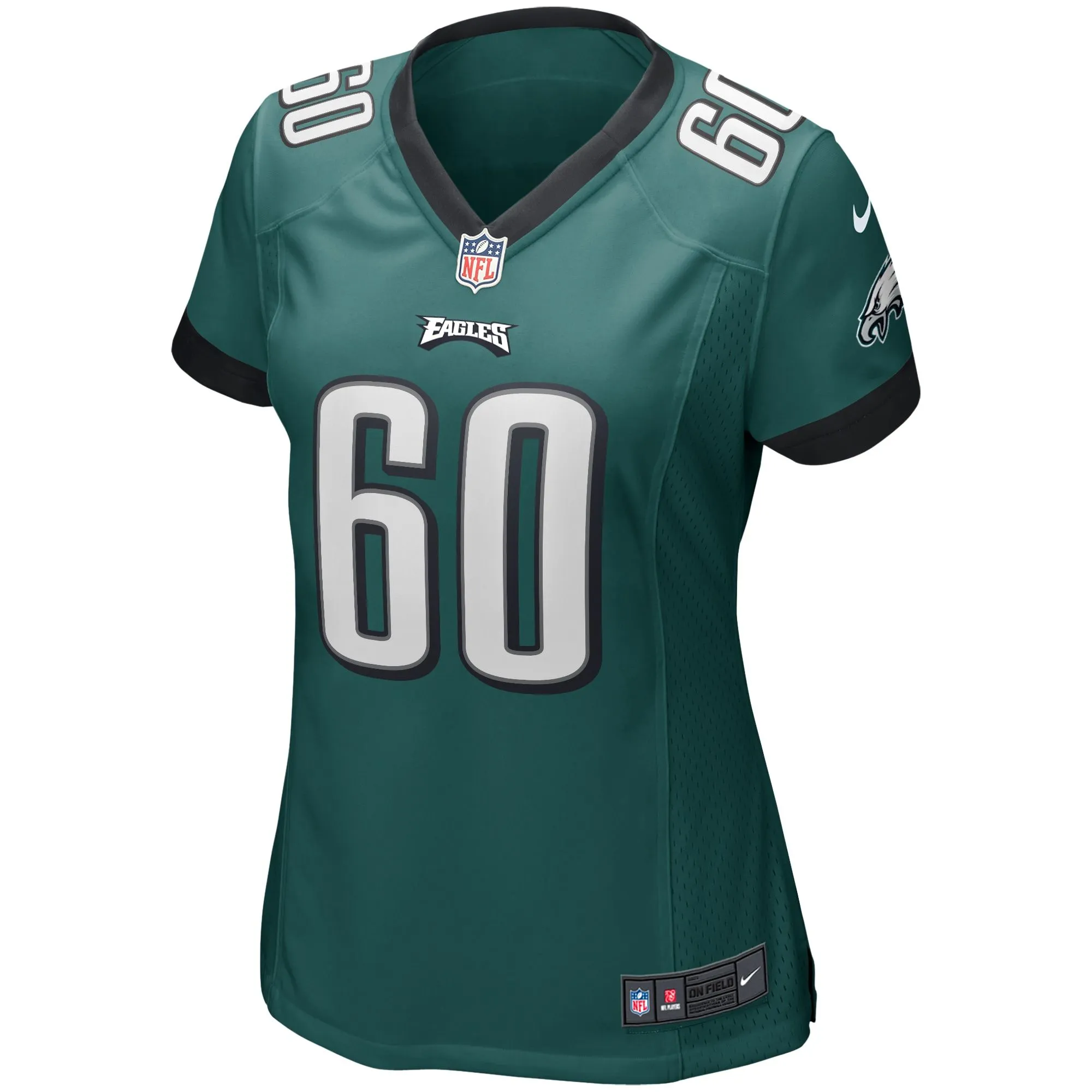 Chuck Bednarik Philadelphia Eagles  Women's Game Retired Player Jersey - Midnight Green