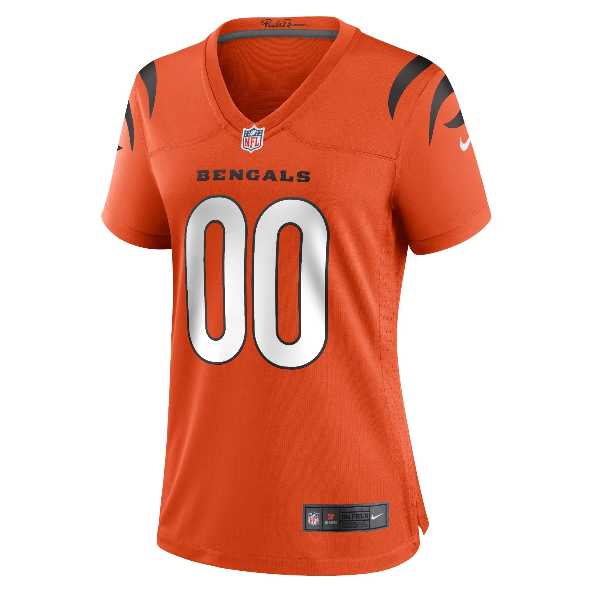 Cincinnati Bengals  Women's Alternate Game Custom Jersey - Orange