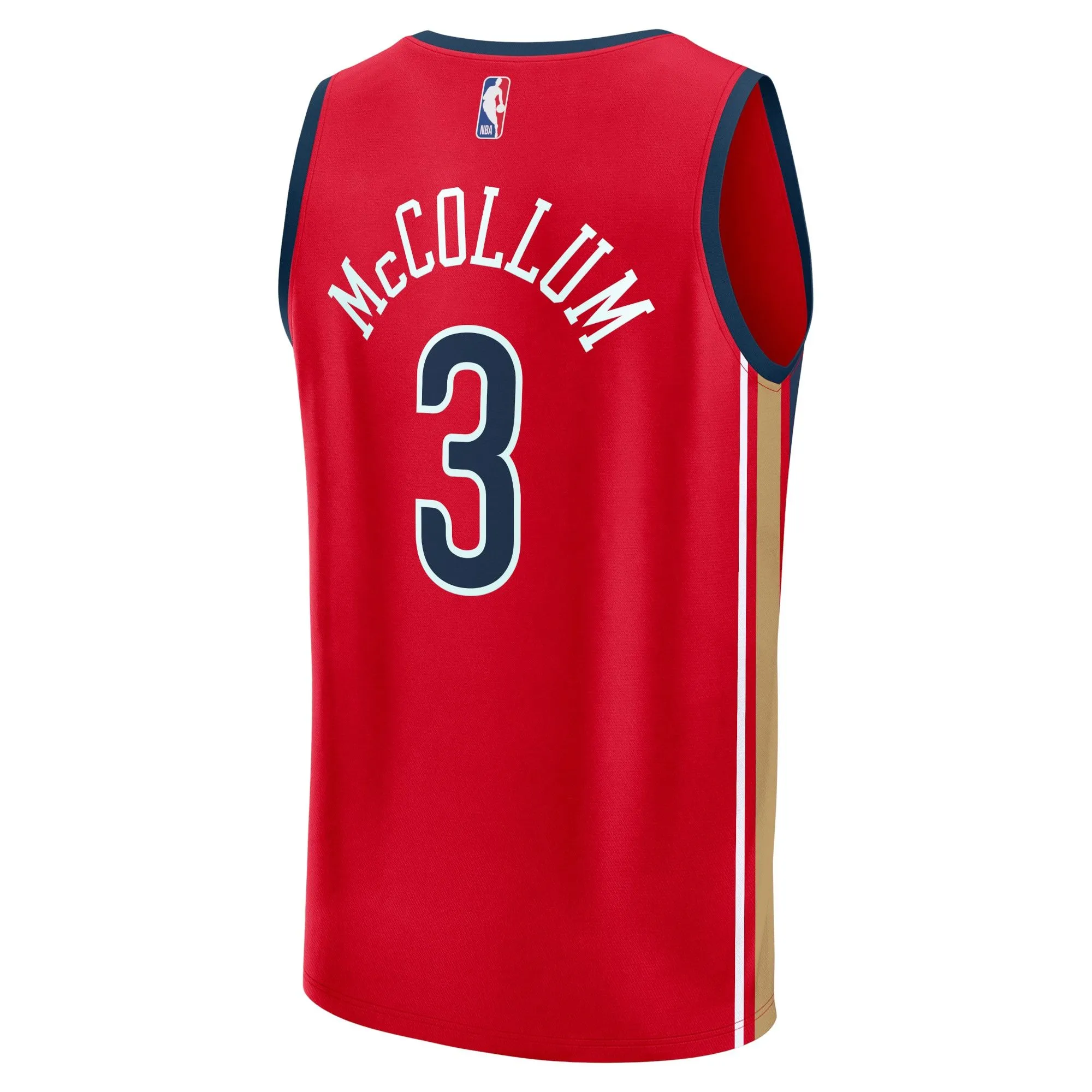 CJ McCollum New Orleans Pelicans Fanatics Branded Fast Break Replica Jersey - Statement Edition - Red