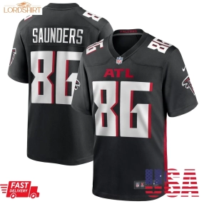 Cj Saunders Atlanta Falcons  Team Game Jersey    Black