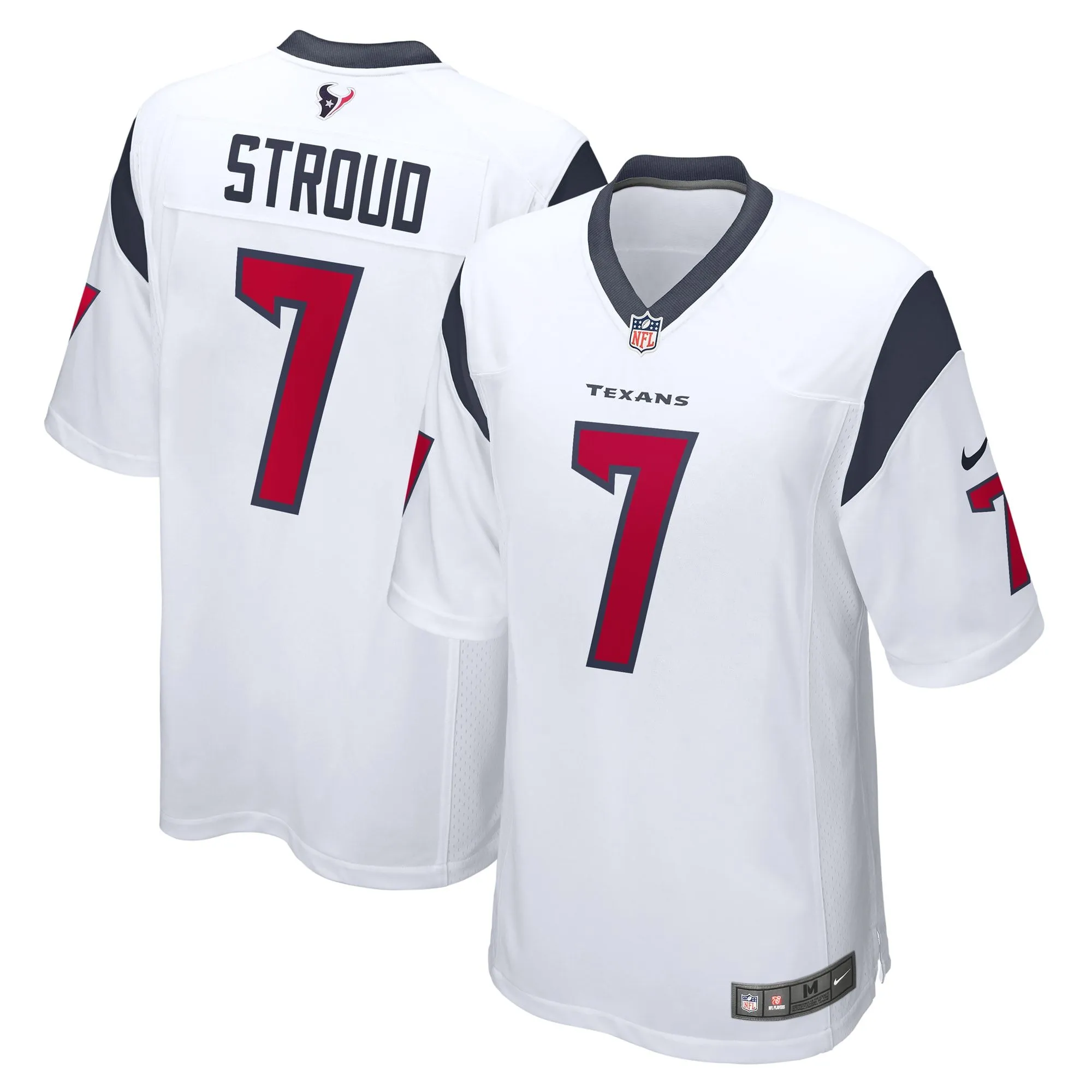 CJ Stroud Houston Texans  2023 NFL Draft First Round Pick Game Jersey - White