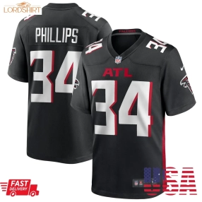 Clark Phillips Iii Atlanta Falcons  Team Game Jersey    Black