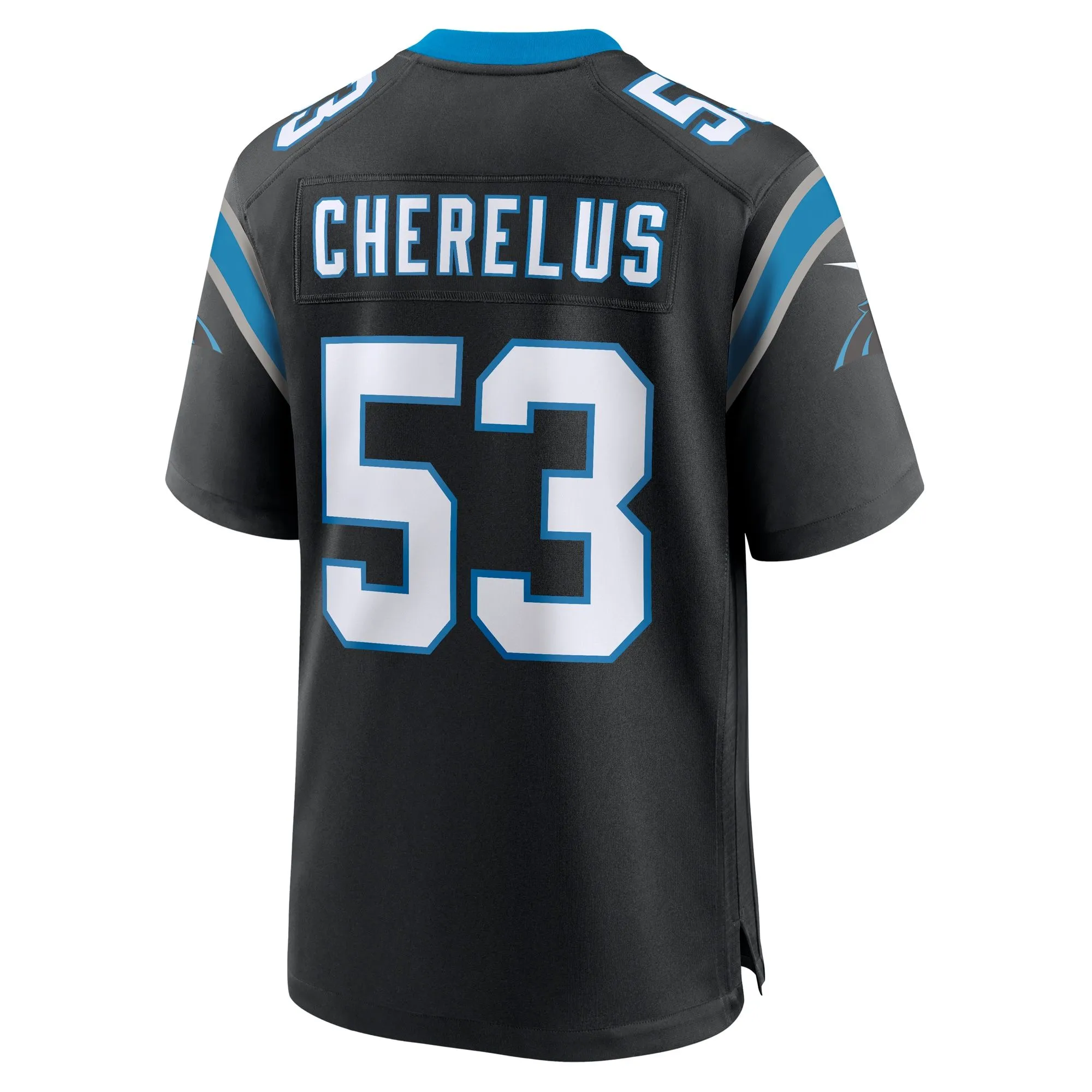 Claudin Cherelus Carolina Panthers  Team Game Jersey -  Black