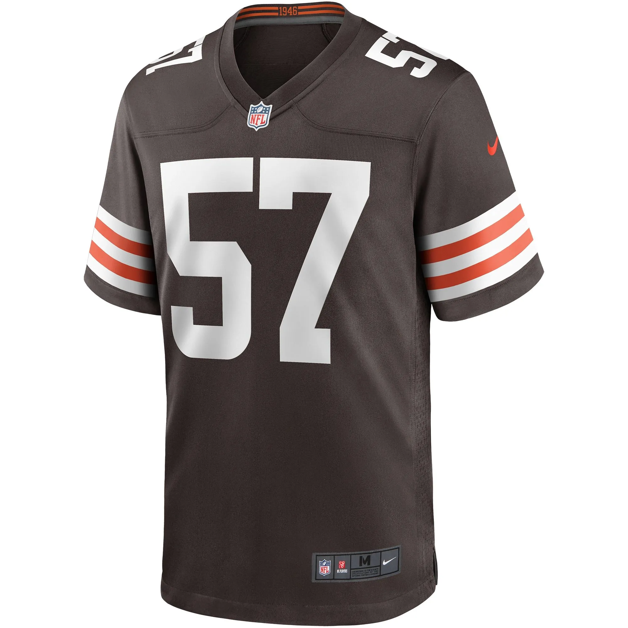 Clay Matthews Cleveland Browns  Game Retired Player Jersey - Brown