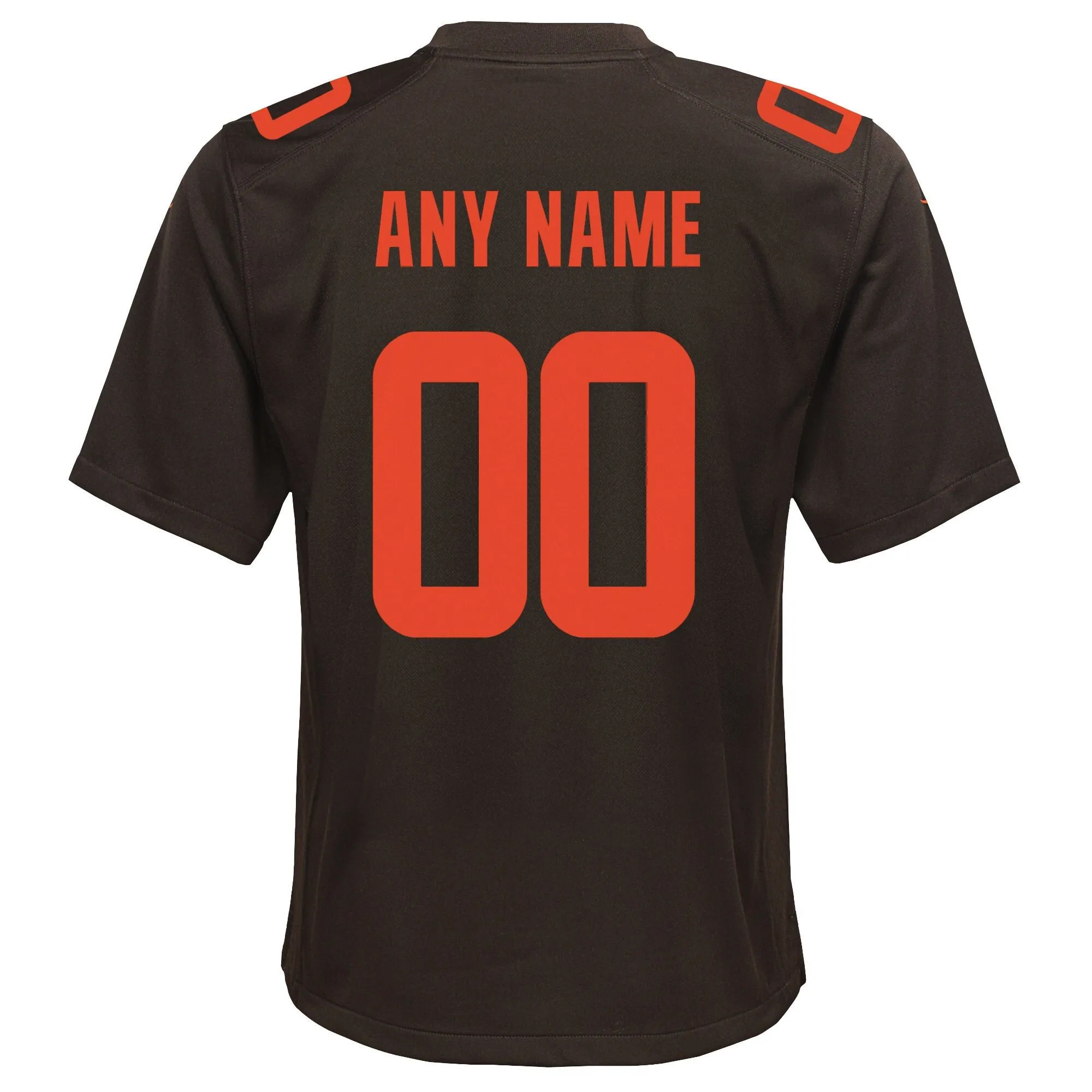 Cleveland Browns  Youth Alternate Custom Game Jersey - Brown