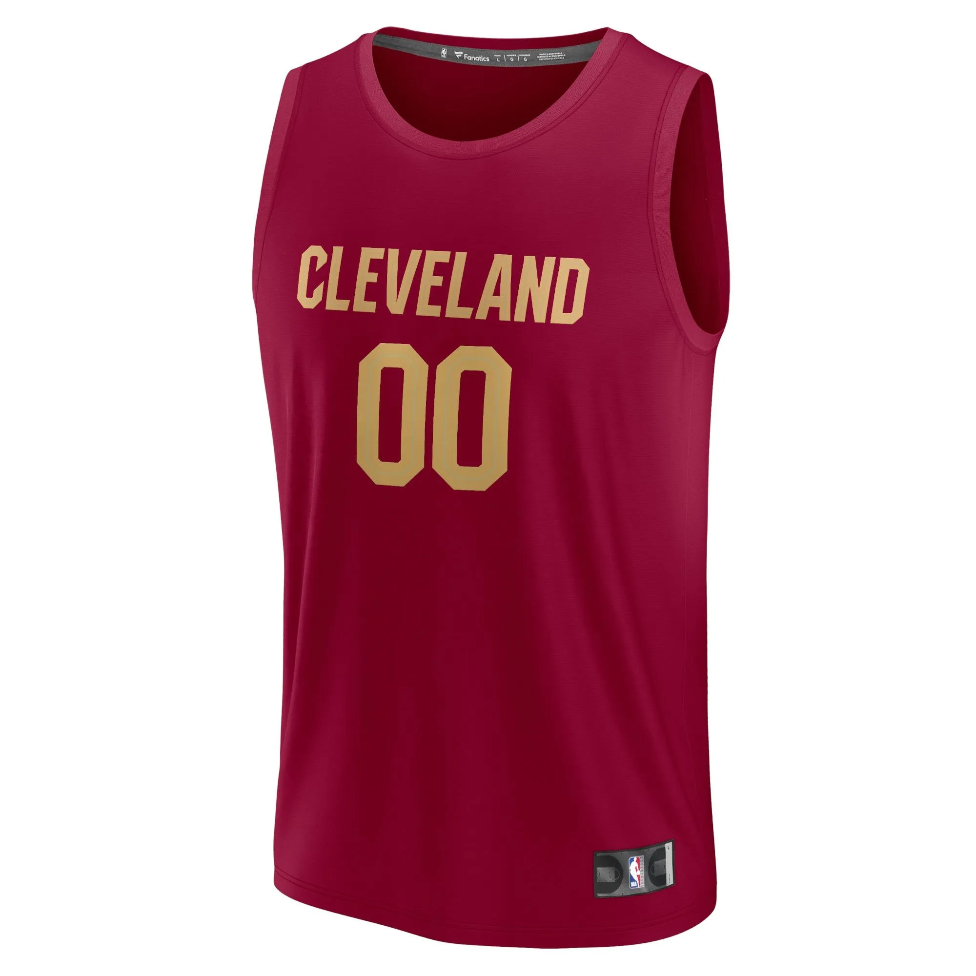 Cleveland Cavaliers Fanatics Branded Fast Break Custom Jersey - Wine - Icon Edition