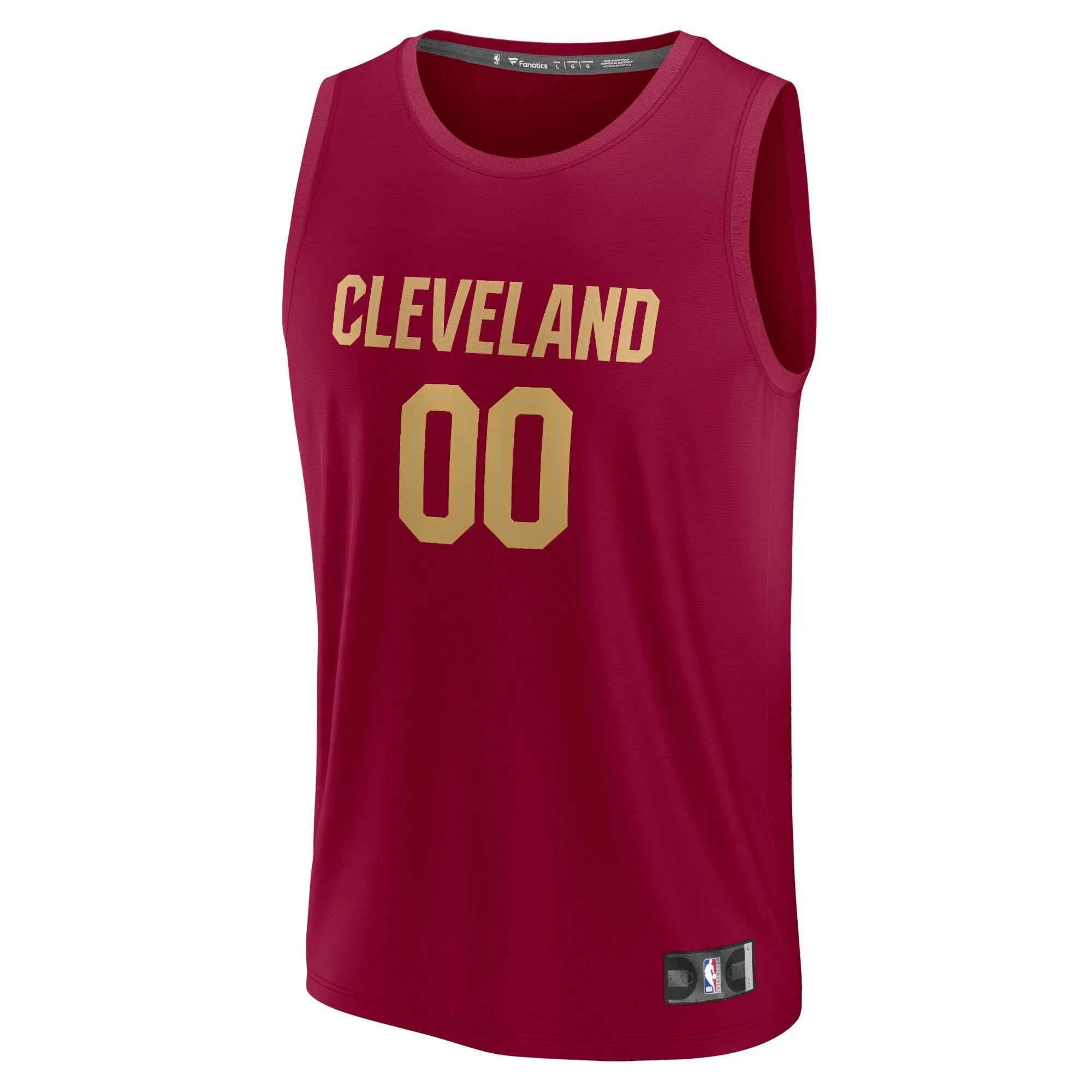 Cleveland Cavaliers Fanatics Branded Youth Fast Break Custom Jersey - Maroon - Icon Edition