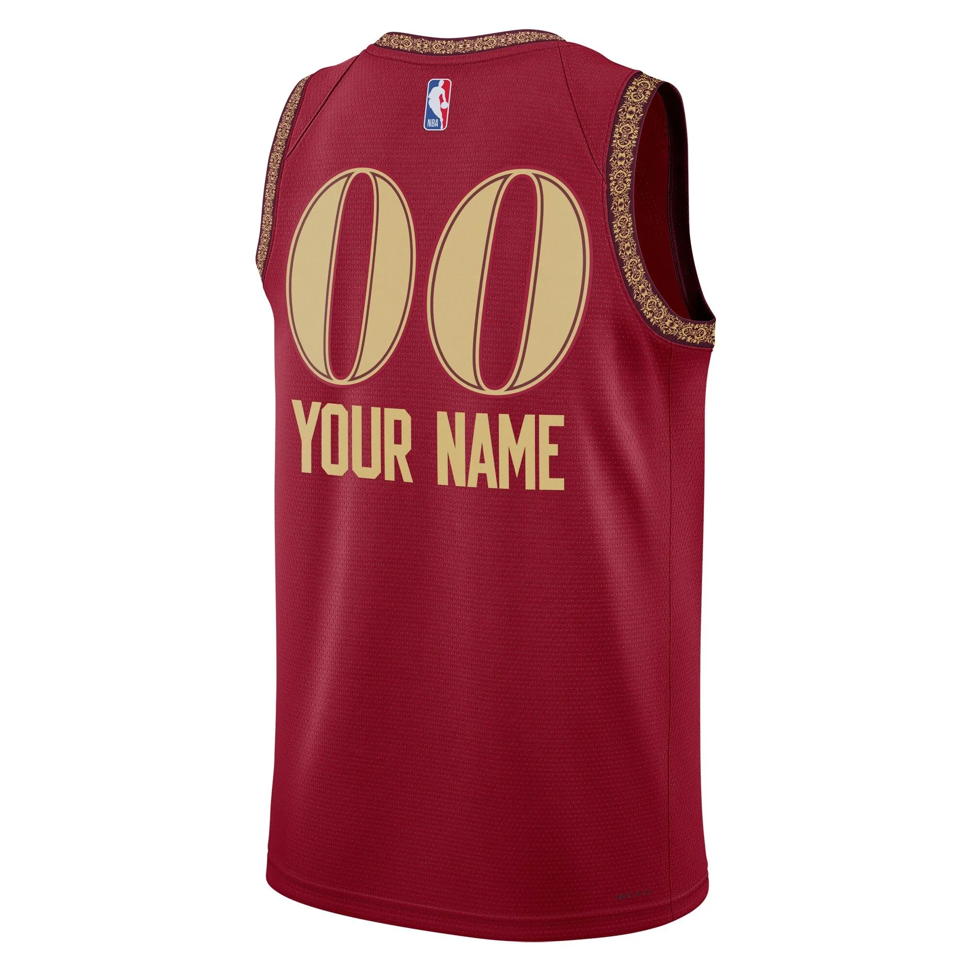 Cleveland Cavaliers  Unisex 2023/24 Custom Swingman Jersey - Wine - City Edition