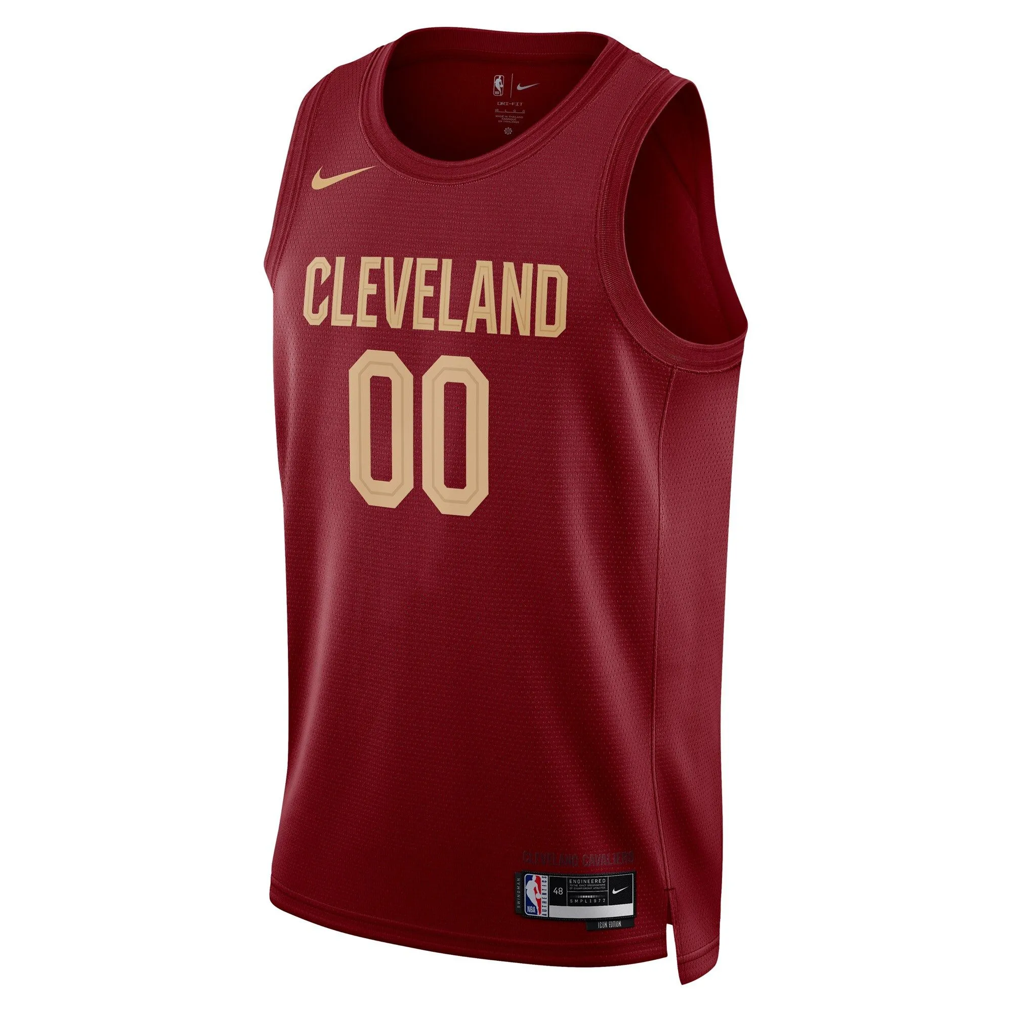 Cleveland Cavaliers  Unisex Swingman Custom Jersey Burgundy - Icon Edition