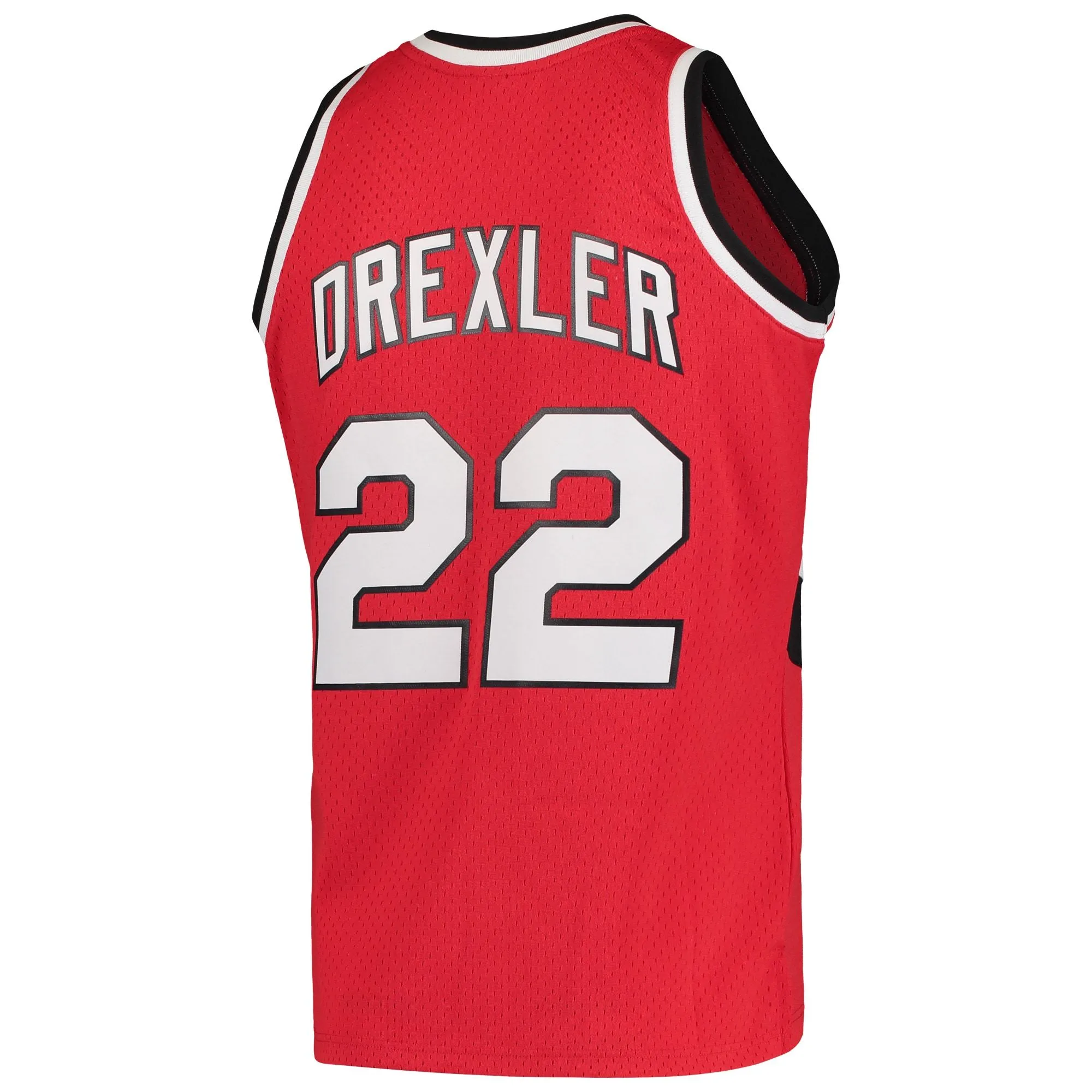 Clyde Drexler Portland Trail Blazers Mitchell & Ness 1983/84 Hardwood Classics Swingman Jersey - Red